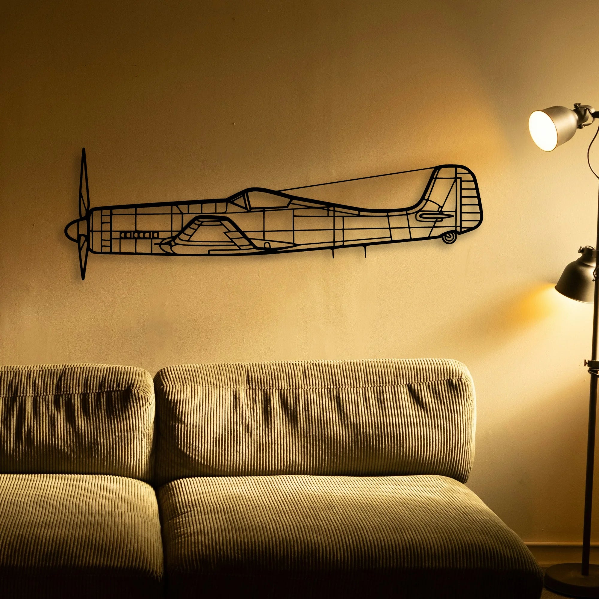 170B 11 Classic Aircraft Silhouette Metal Wall Art - Tinvibe