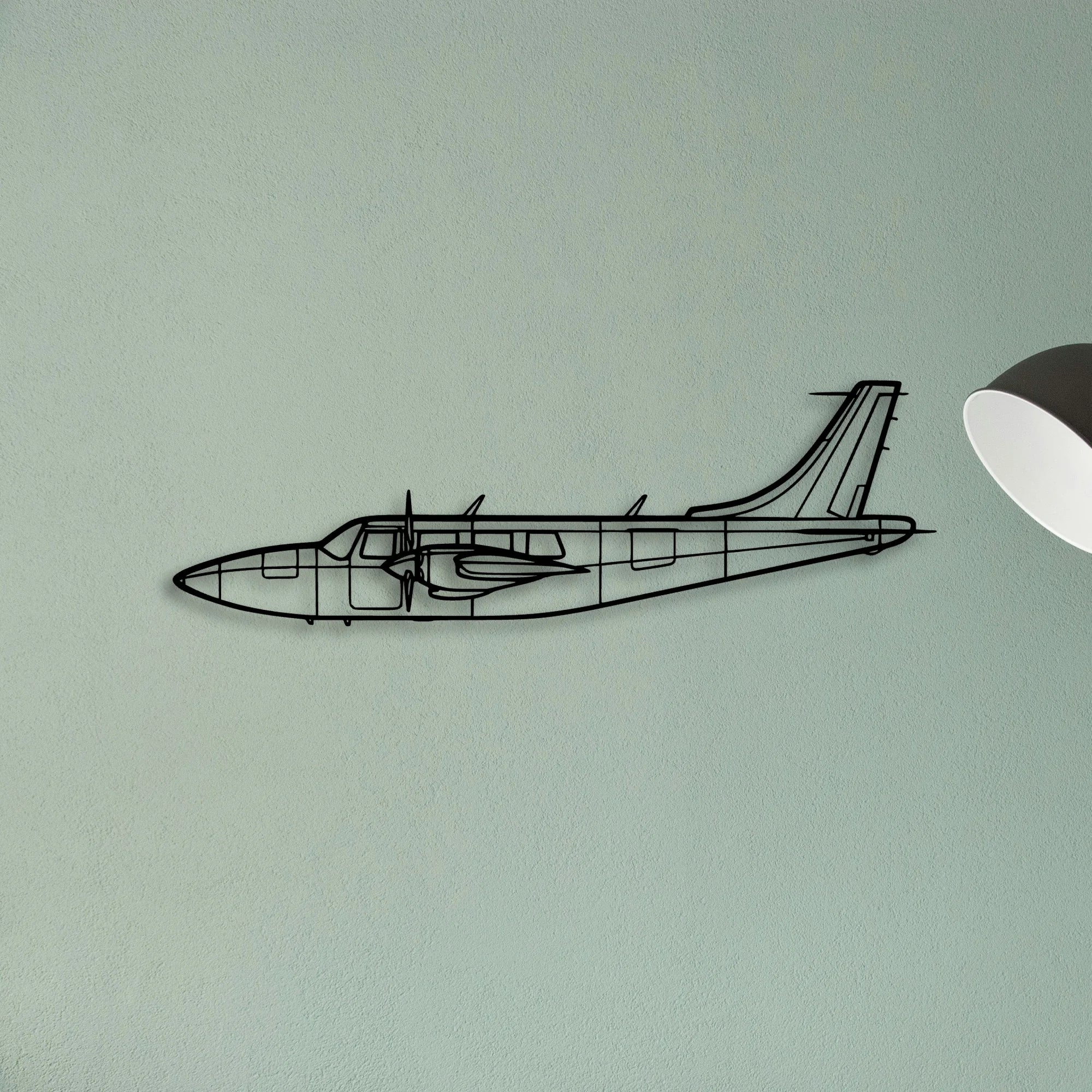 201 Standard Libelle 4 Classic Aircraft Silhouette Metal Wall Art - Tinvibe