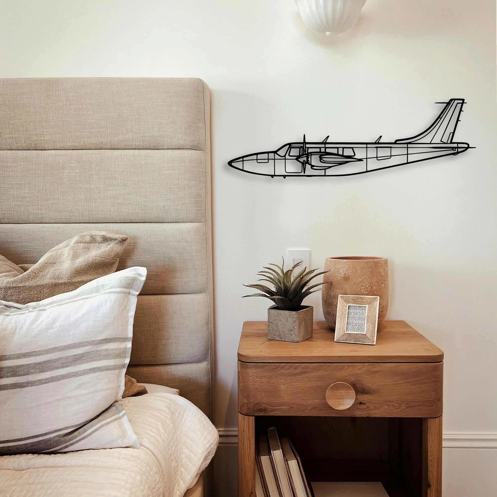 201 Standard Libelle 4 Classic Aircraft Silhouette Metal Wall Art - Tinvibe