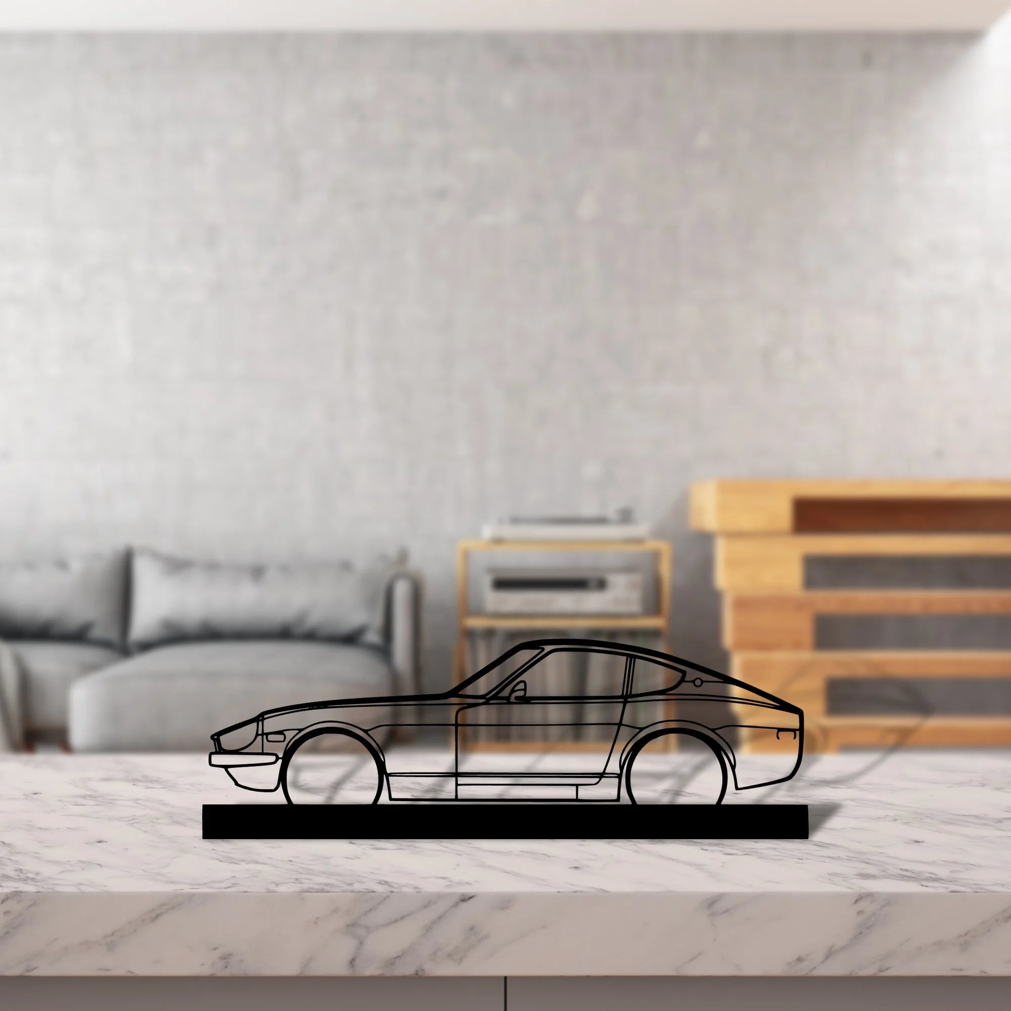 280z-coupe Silhouette Metal Art Stand - Tinvibe