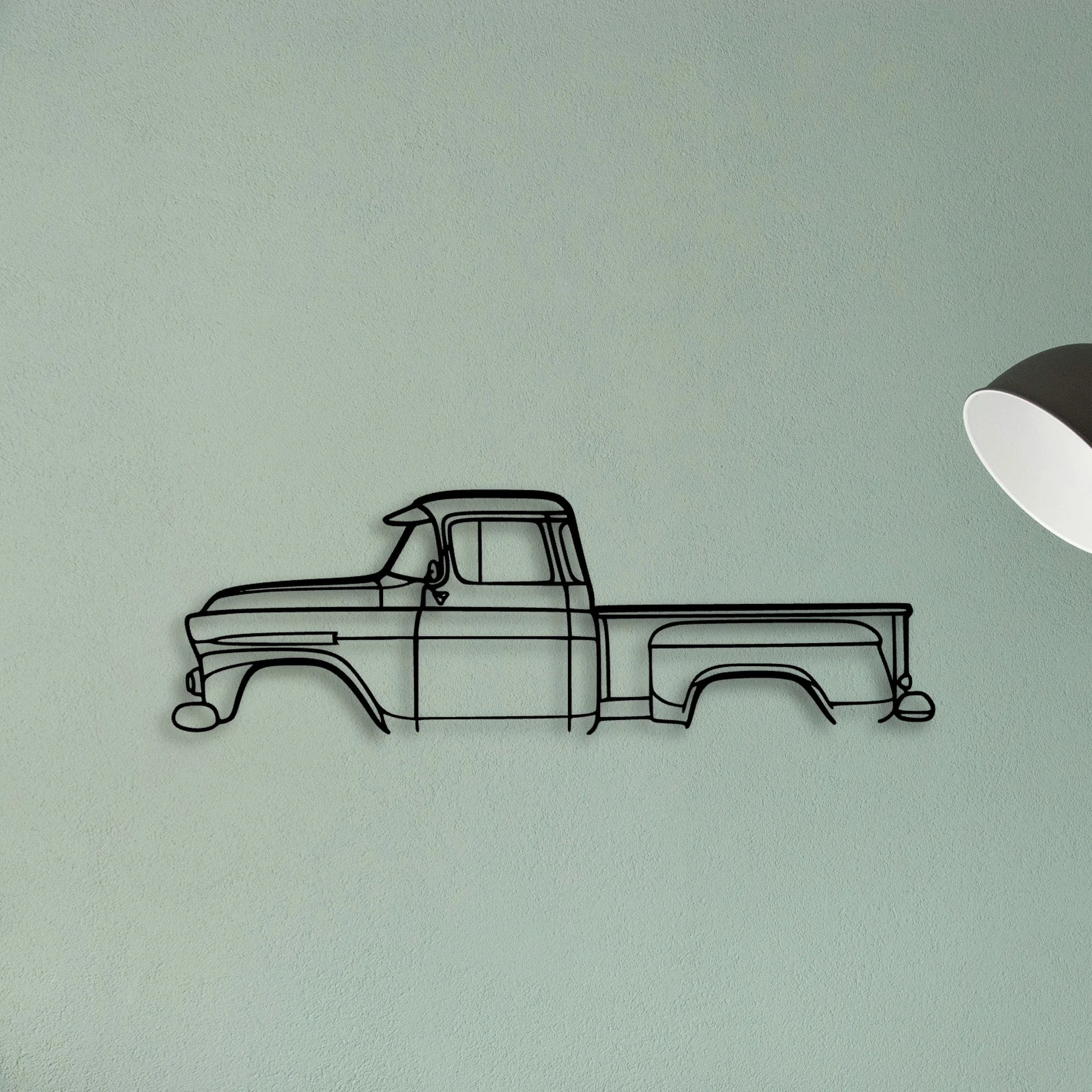 Apache 31 Classic Silhouette Metal Wall Art - Tinvibe