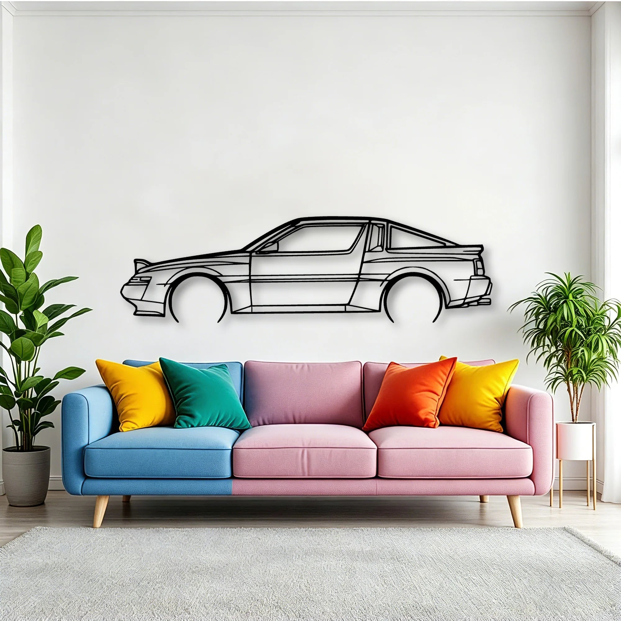 Conquest 1987 Classic Silhouette Metal Wall Art - Tinvibe