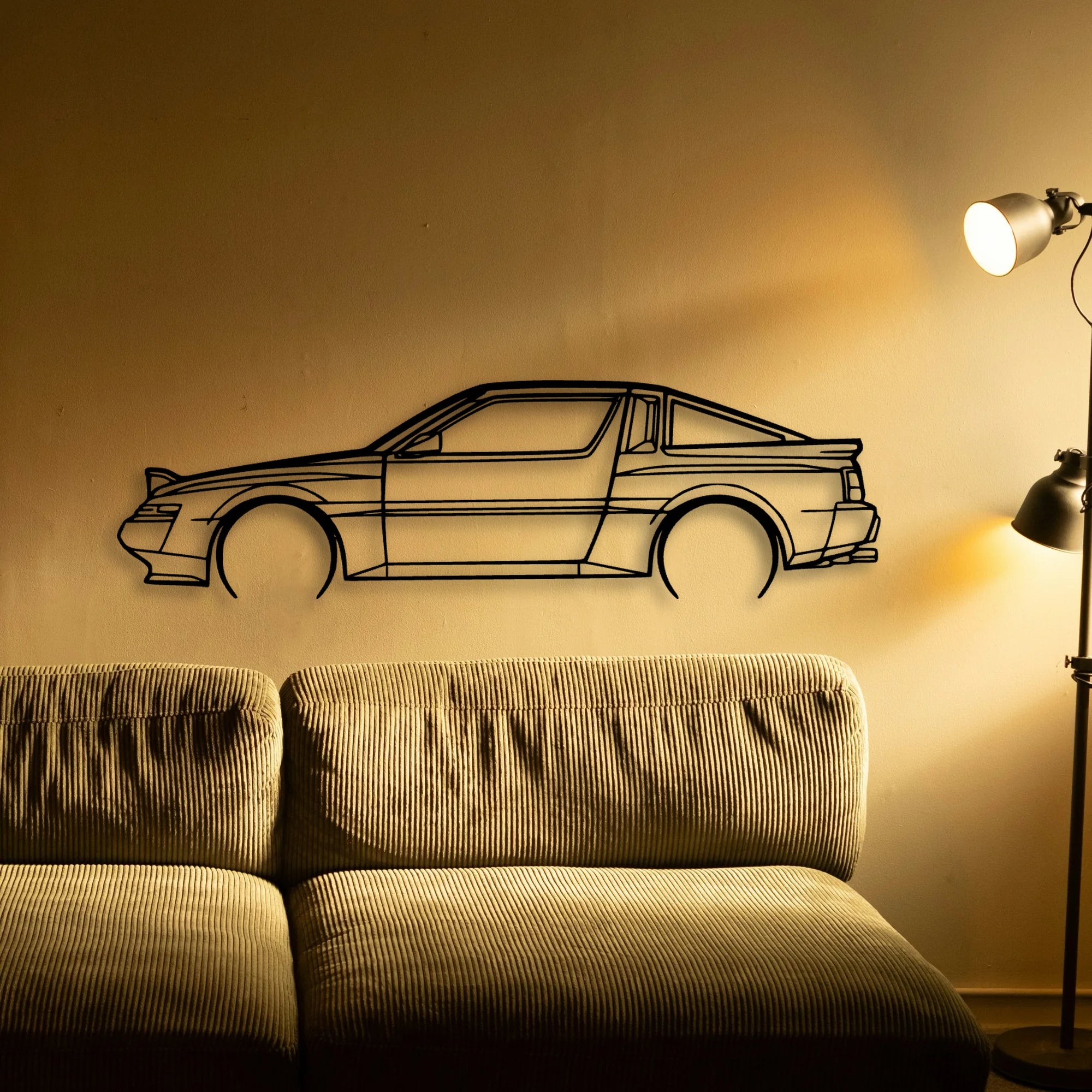 Conquest 1987 Classic Silhouette Metal Wall Art - Tinvibe