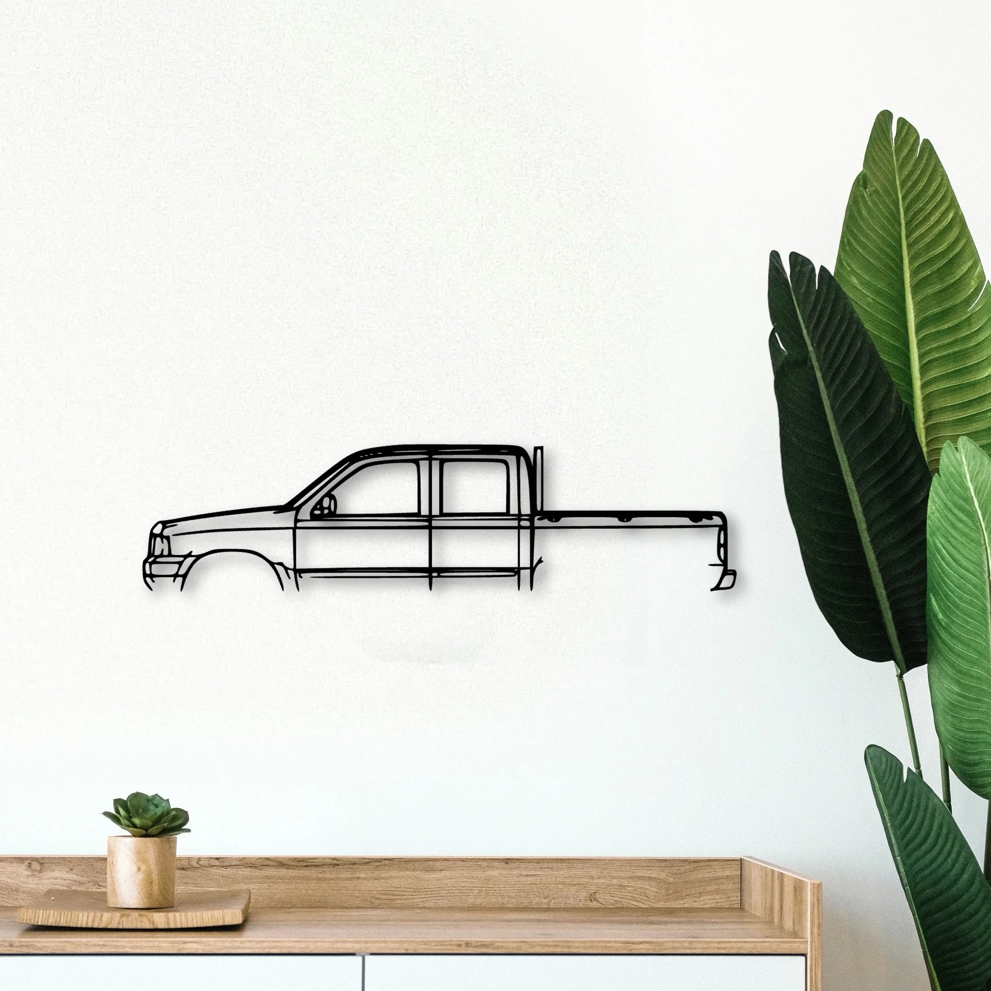 Courier 2003 Classic Silhouette Metal Wall Art - Tinvibe