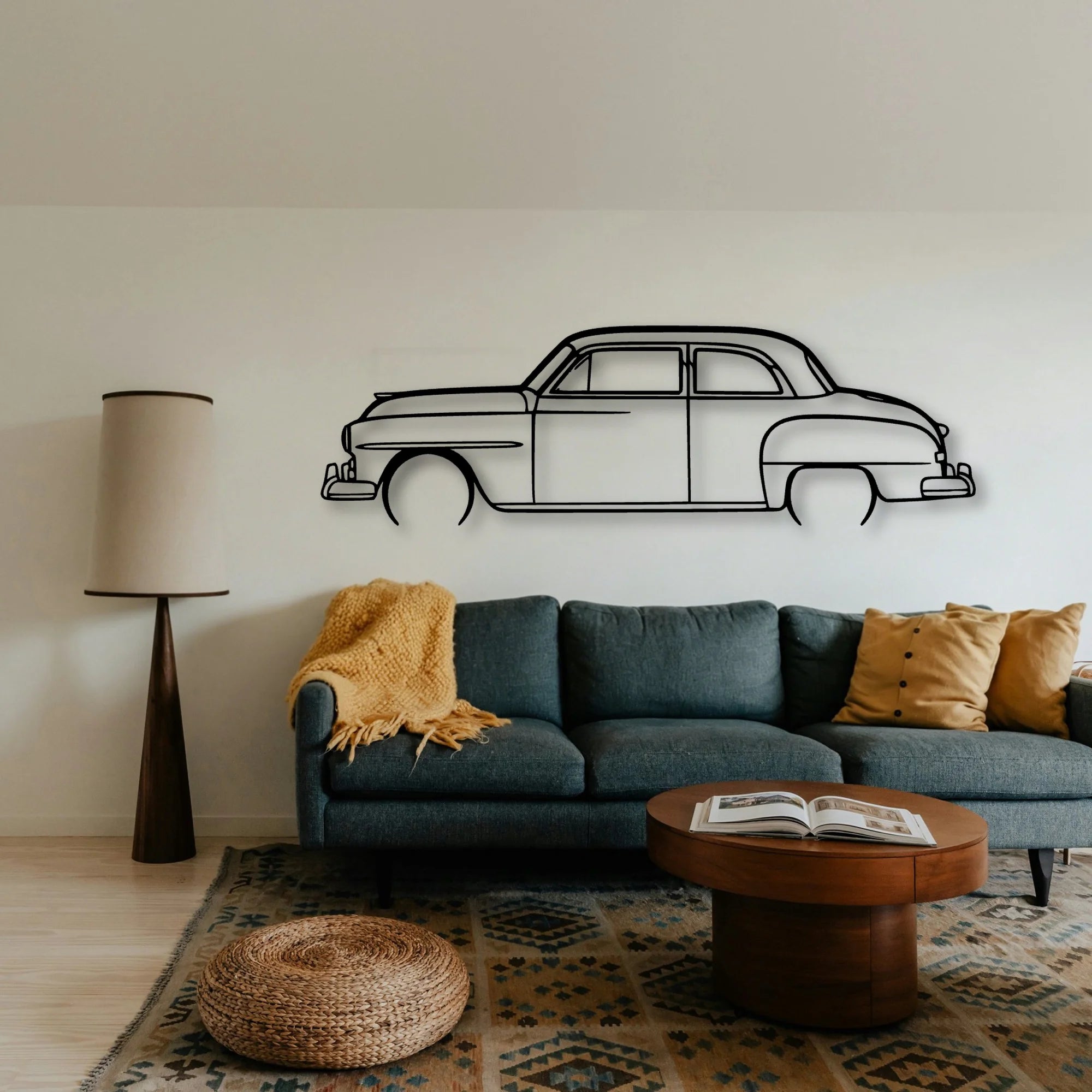 Cranbrook 1951 Classic Silhouette Metal Wall Art - Tinvibe