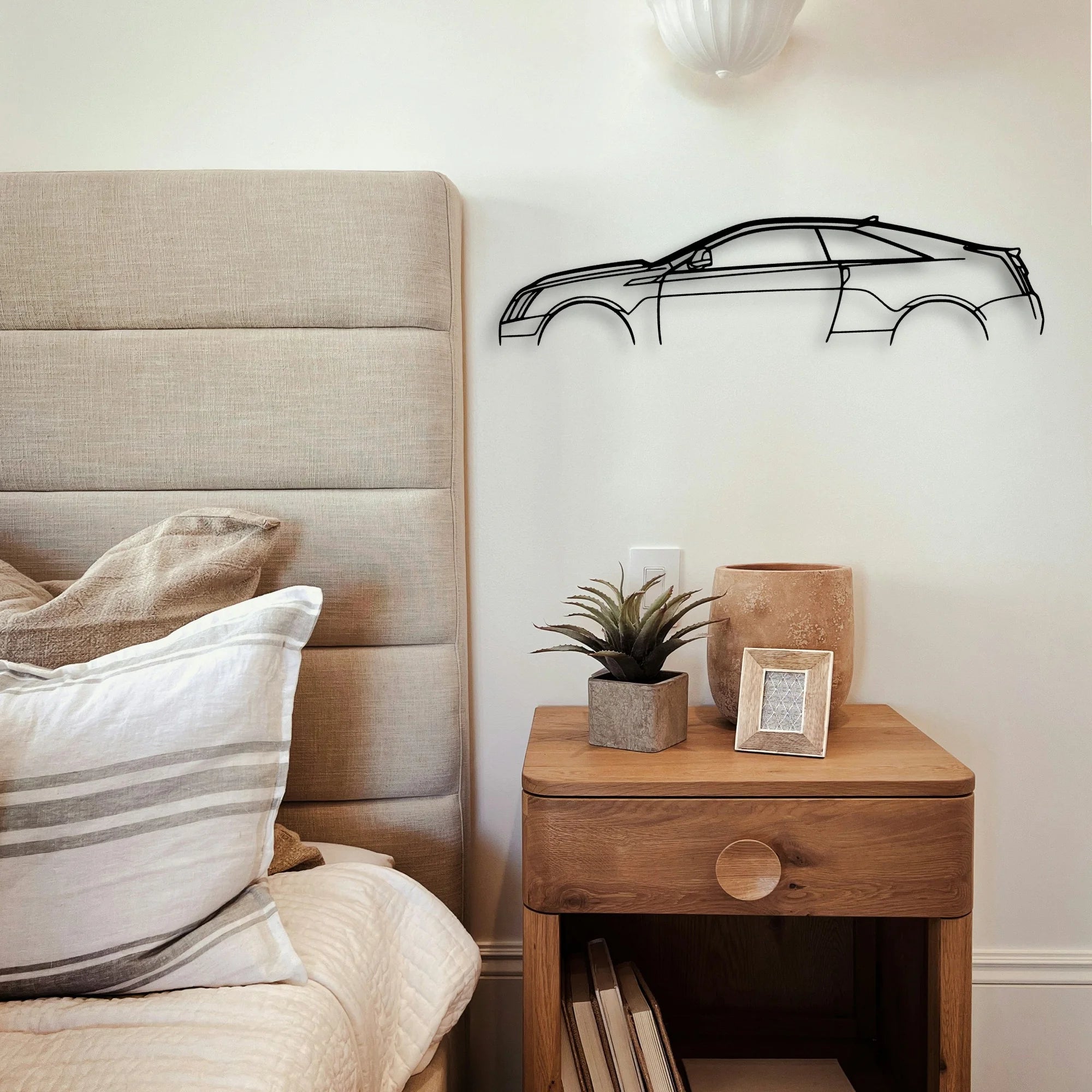 Ctsv Classic Silhouette Metal Wall Art - Tinvibe