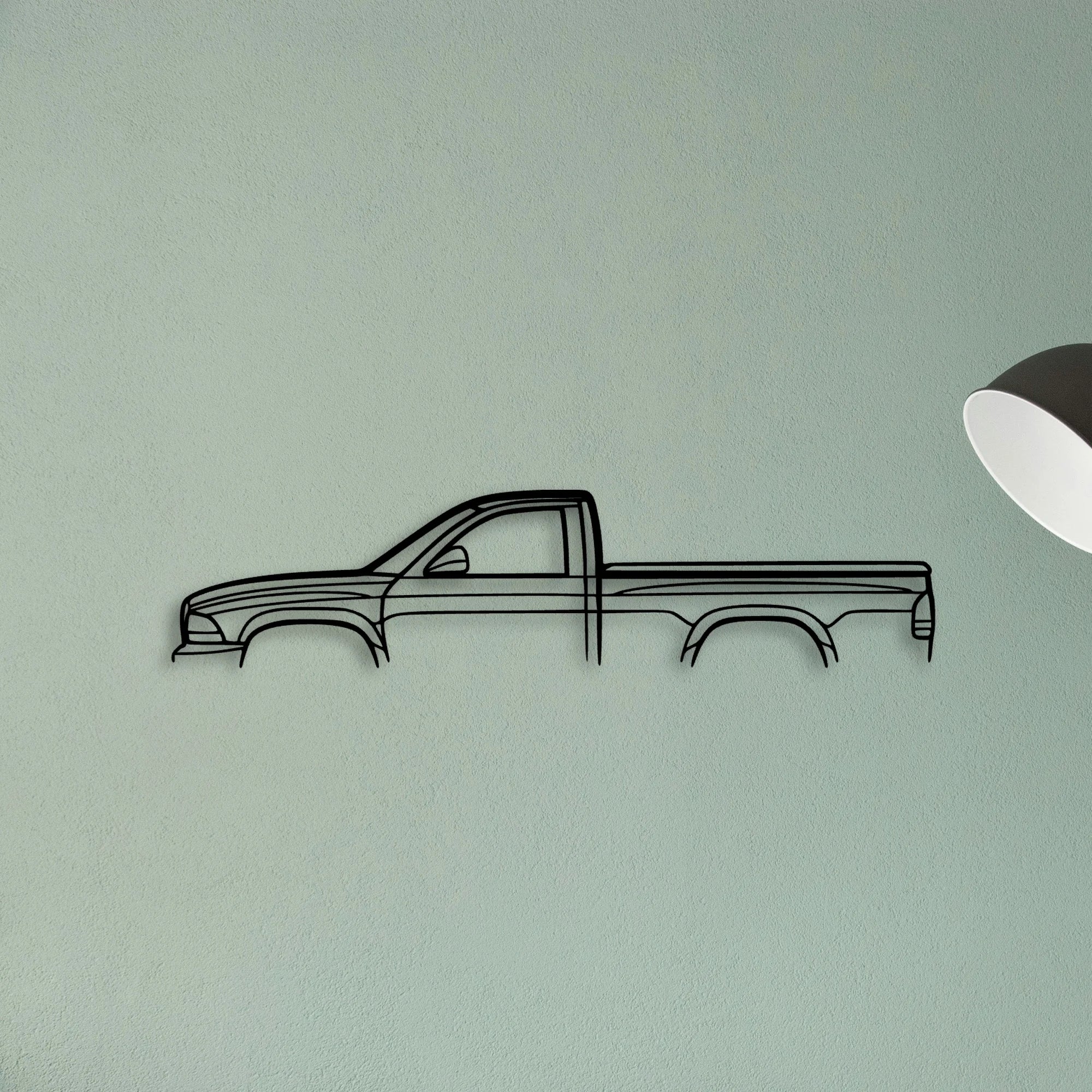 Dakota 2000 Classic Silhouette Metal Wall Art - Tinvibe