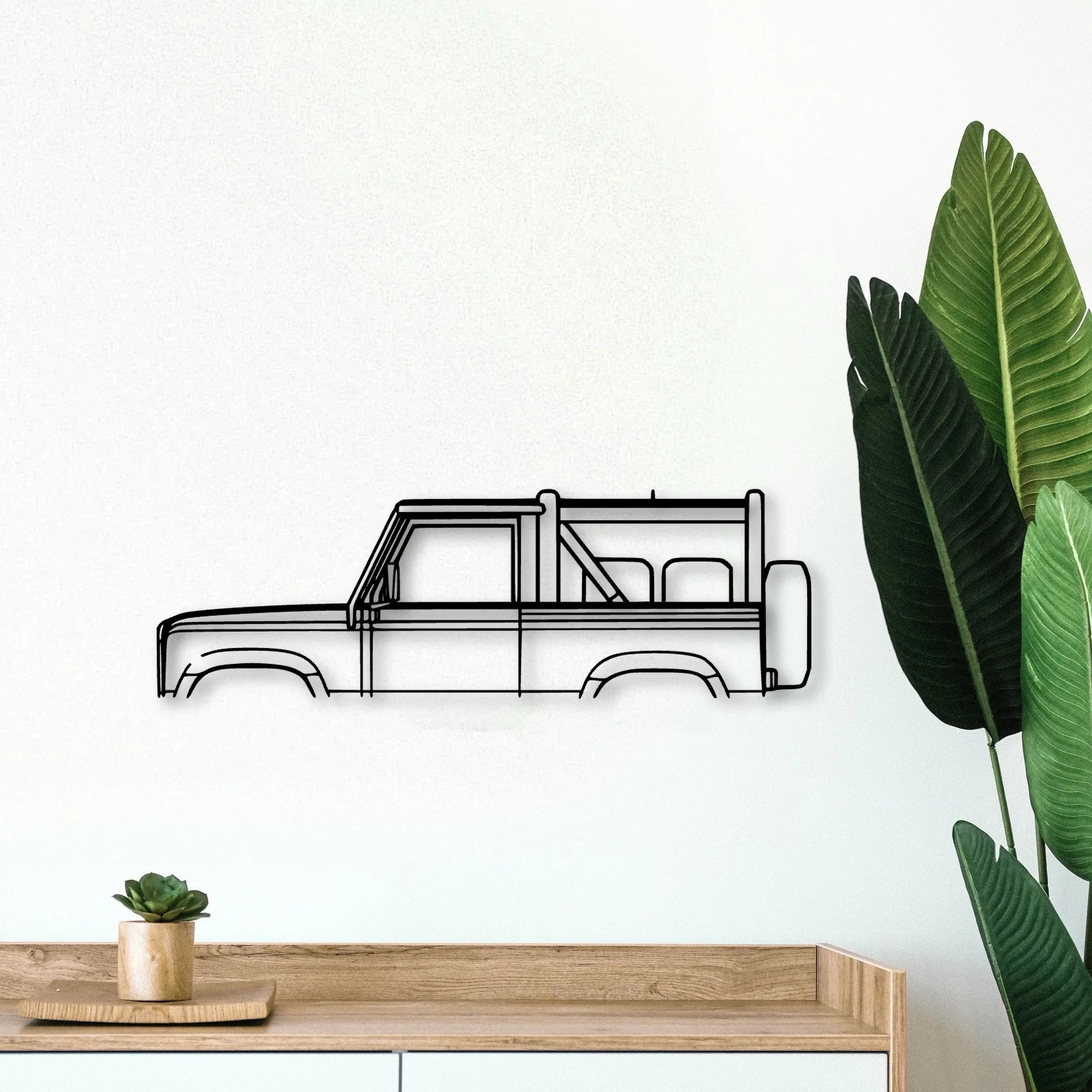Defender 90 1994 Classic Silhouette Metal Wall Art - Tinvibe