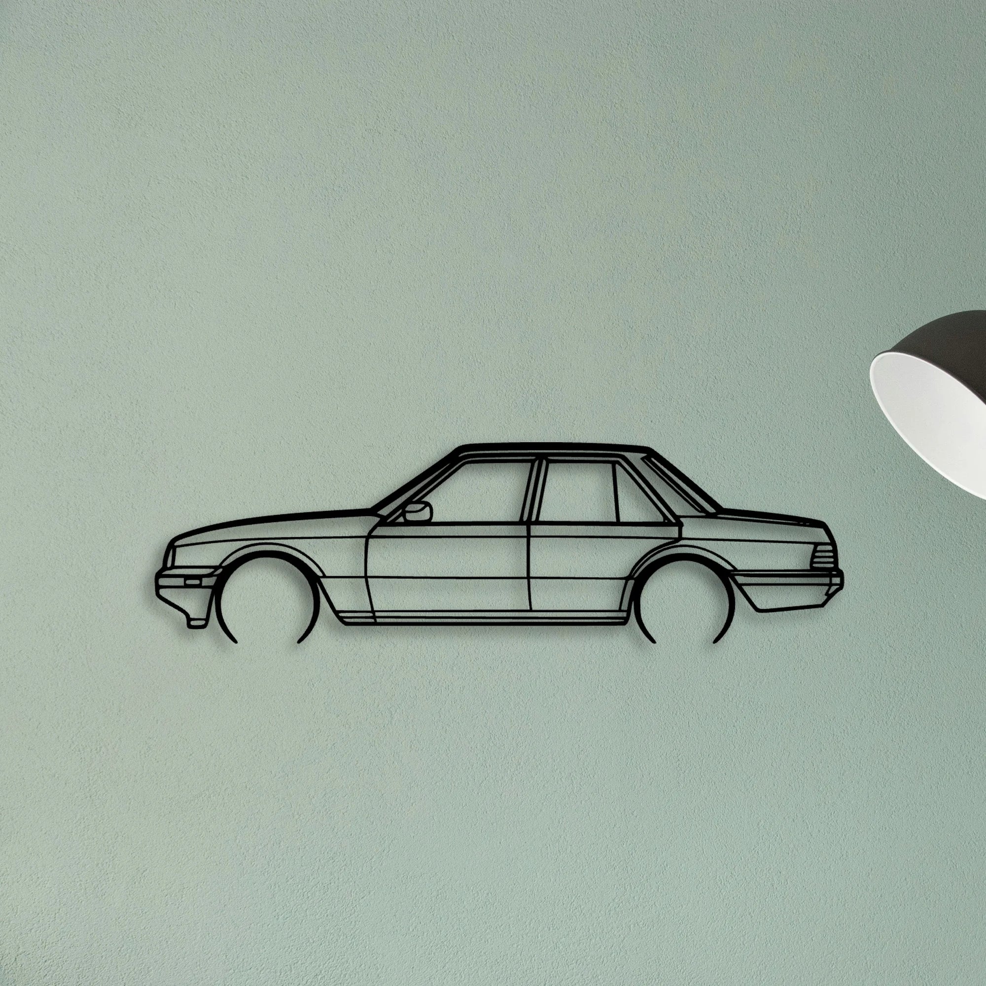 Falcon XF 1987 Classic Silhouette Metal Wall Art - Tinvibe