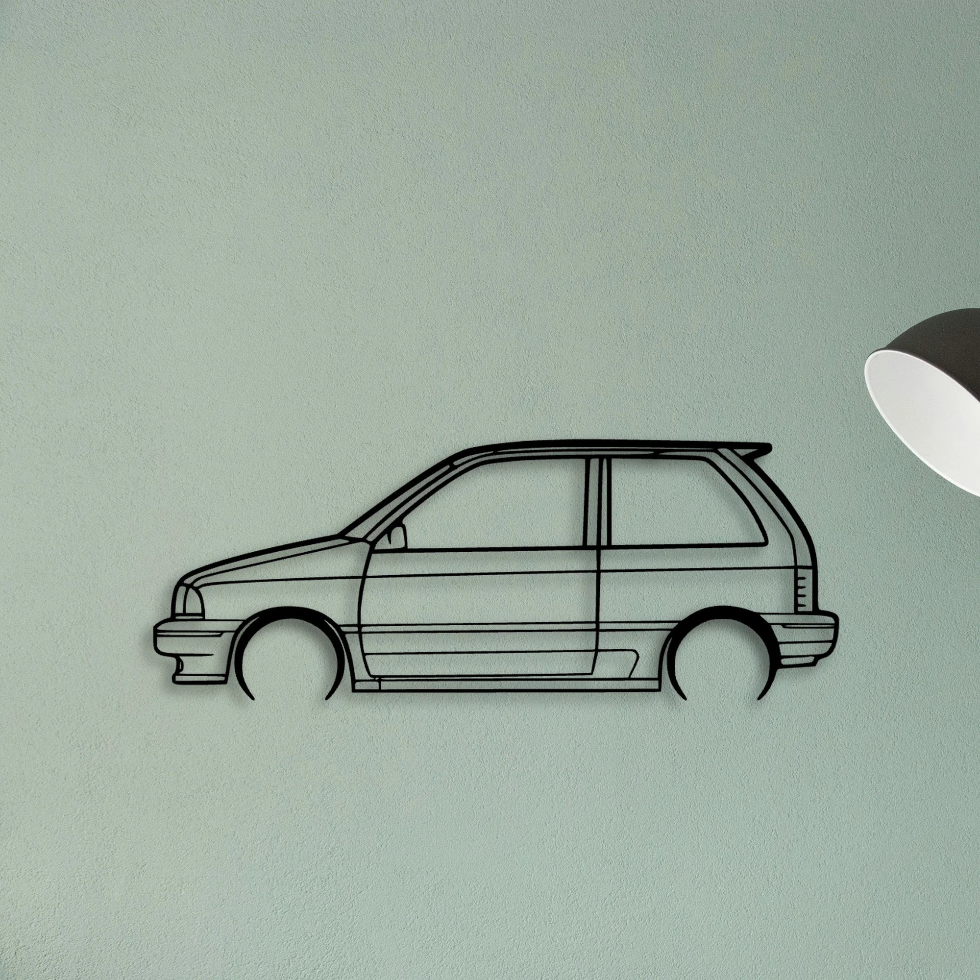 Festiva 1993 Classic Silhouette Metal Wall Art - Tinvibe