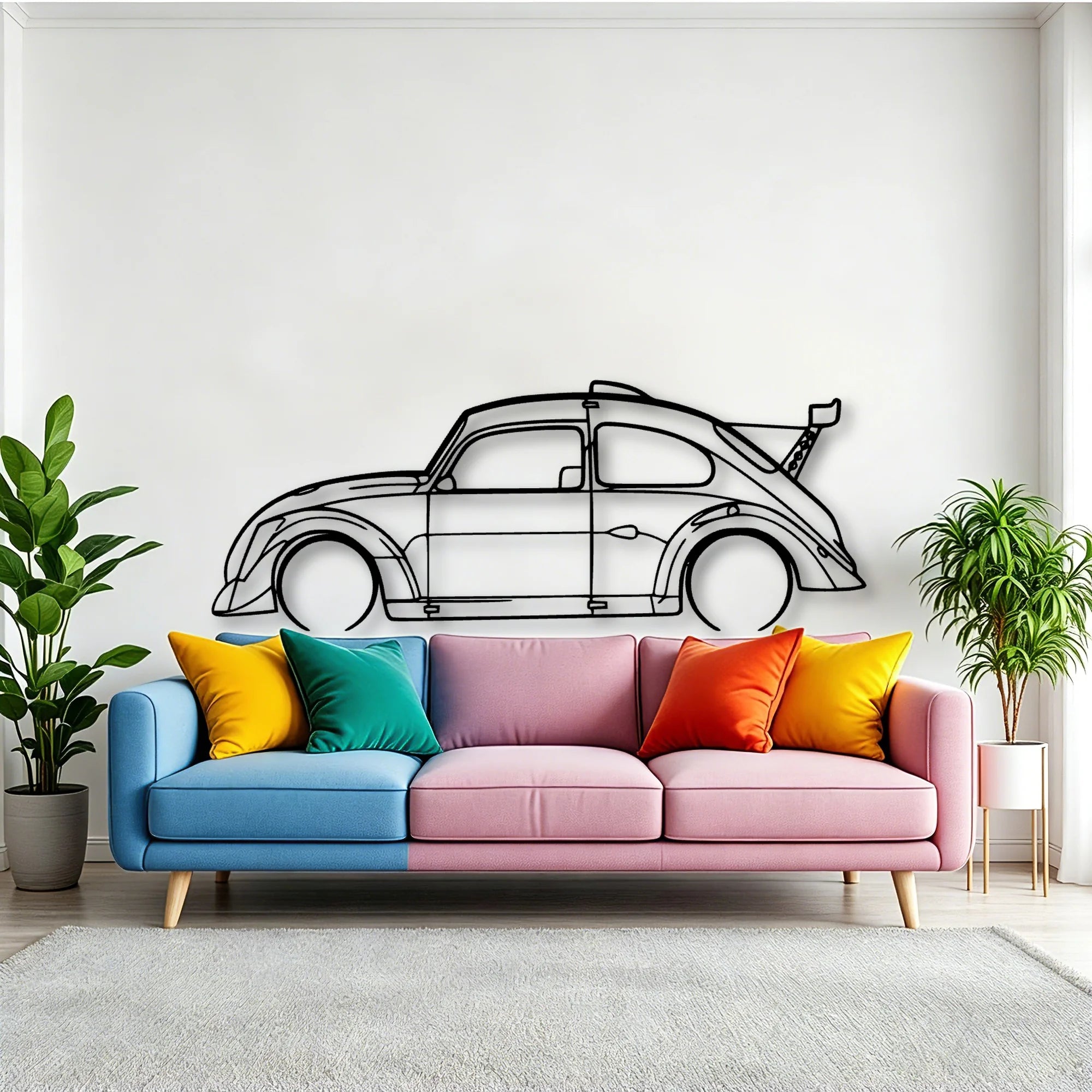FUN CUP Classic Silhouette Metal Wall Art - Tinvibe