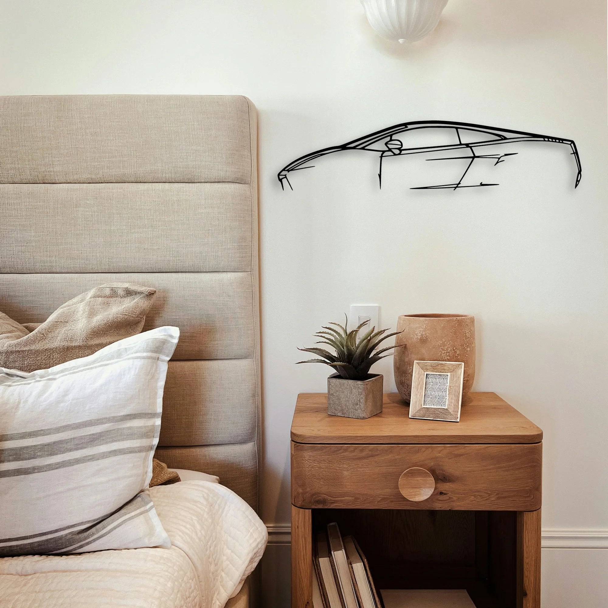 Gallardo Classic Silhouette Metal Wall Art - Tinvibe