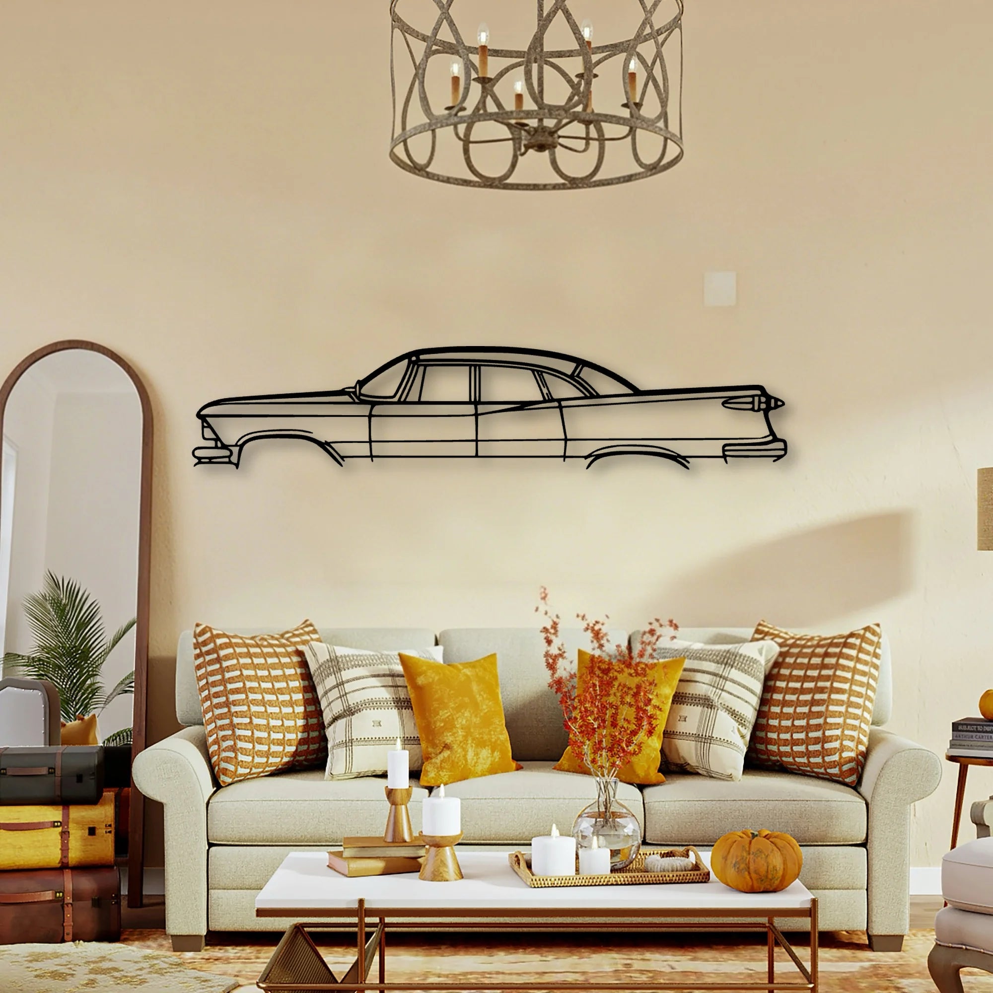 Imperial 1957 Classic Silhouette Metal Wall Art - Tinvibe