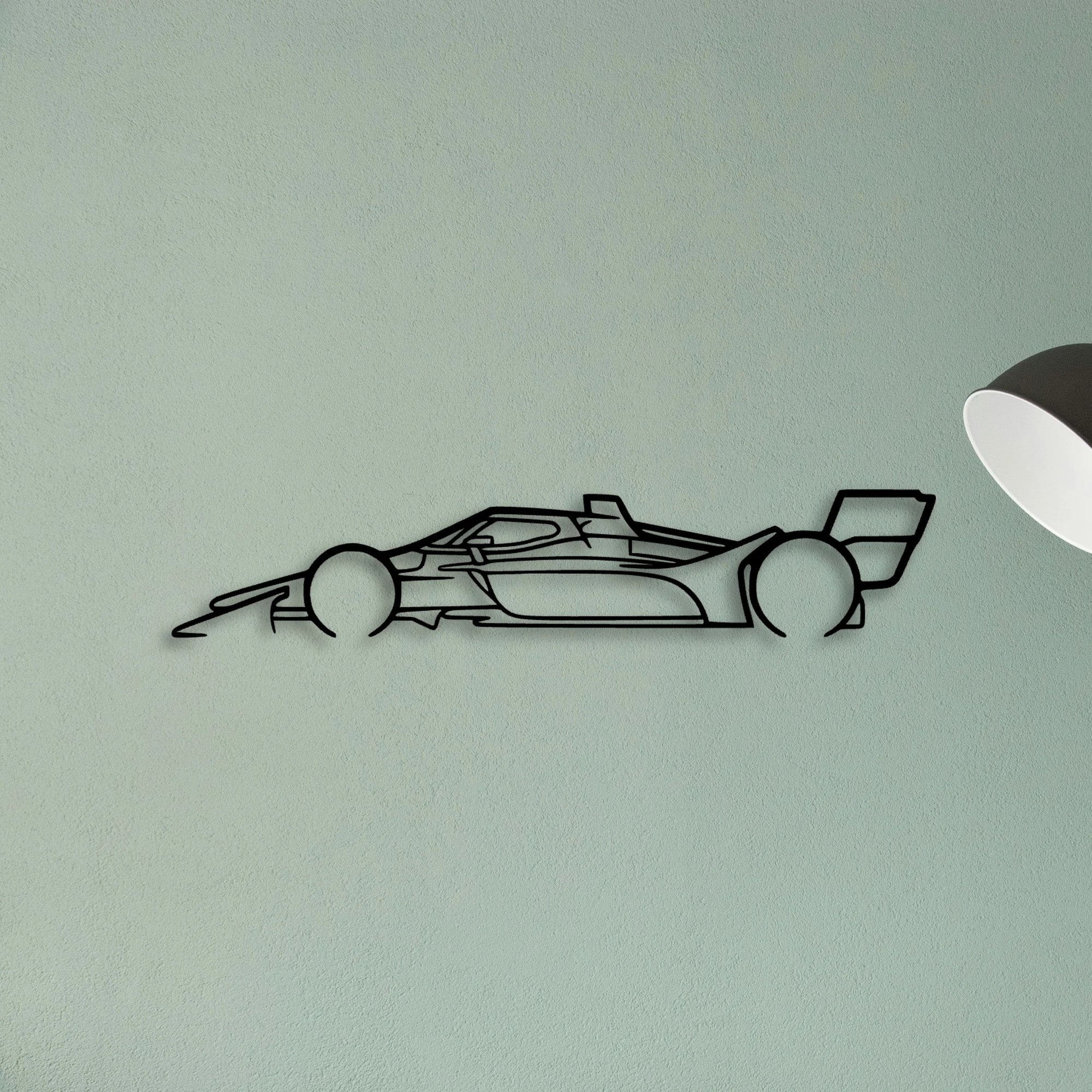 Indy CAR 2022 Classic Silhouette Metal Wall Art - Tinvibe