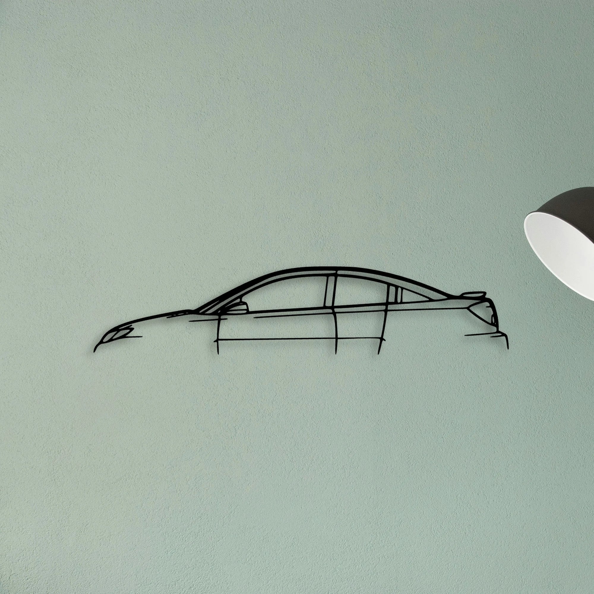 ION 2006 Classic Silhouette Metal Wall Art - Tinvibe