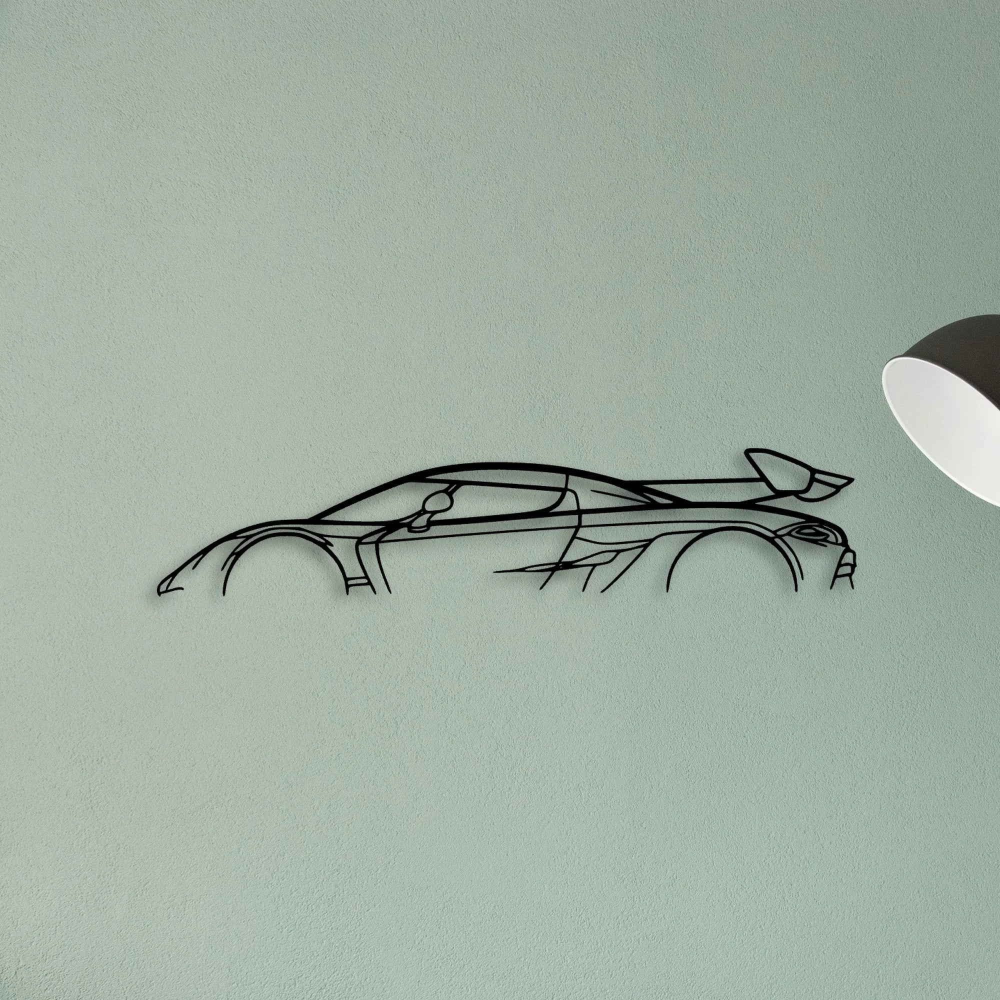 Jesko Classic Silhouette Metal Wall Art - Tinvibe