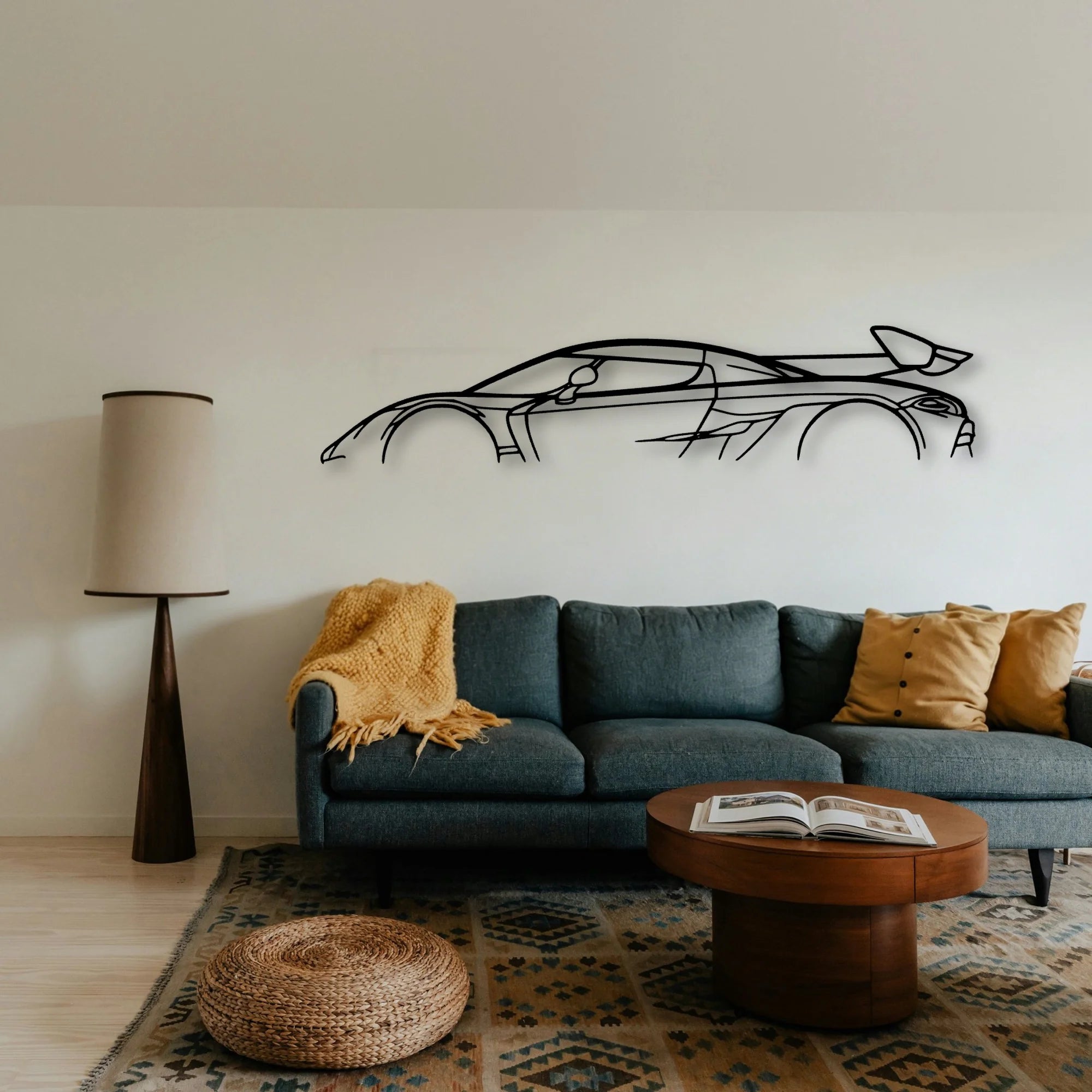 Jesko Classic Silhouette Metal Wall Art - Tinvibe