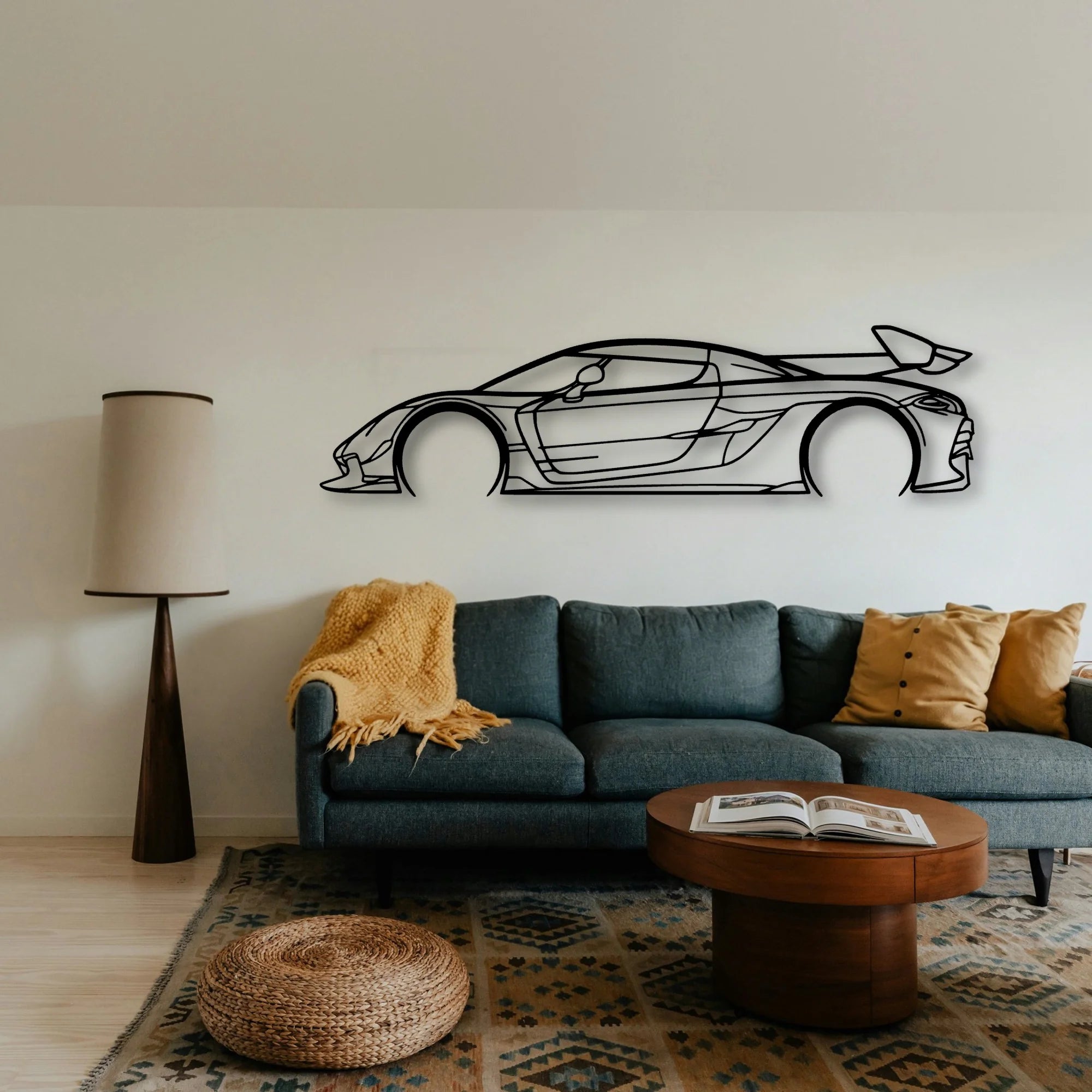 Jesko 2021 Classic Silhouette Metal Wall Art - Tinvibe