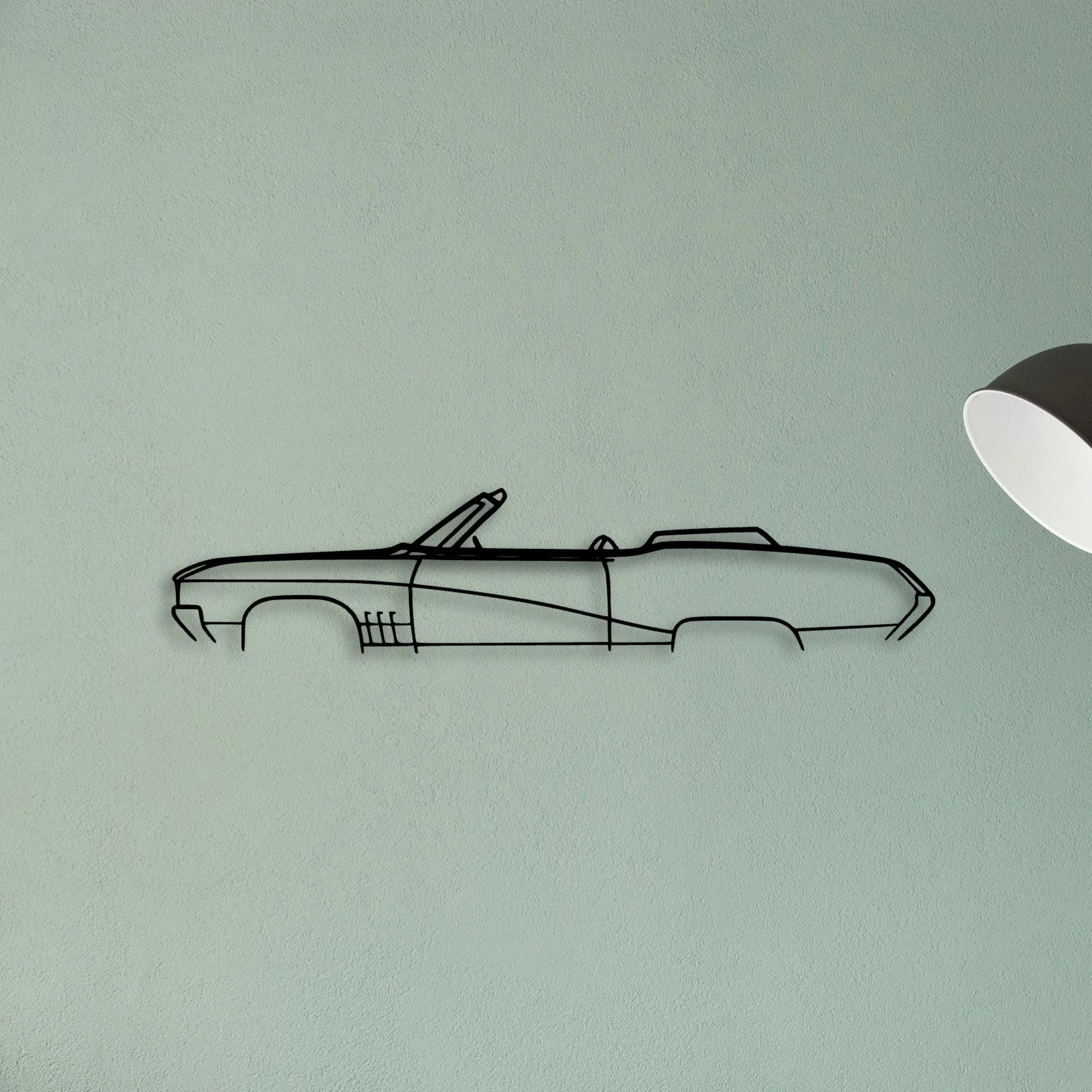Lark 1969 Classic Silhouette Metal Wall Art - Tinvibe