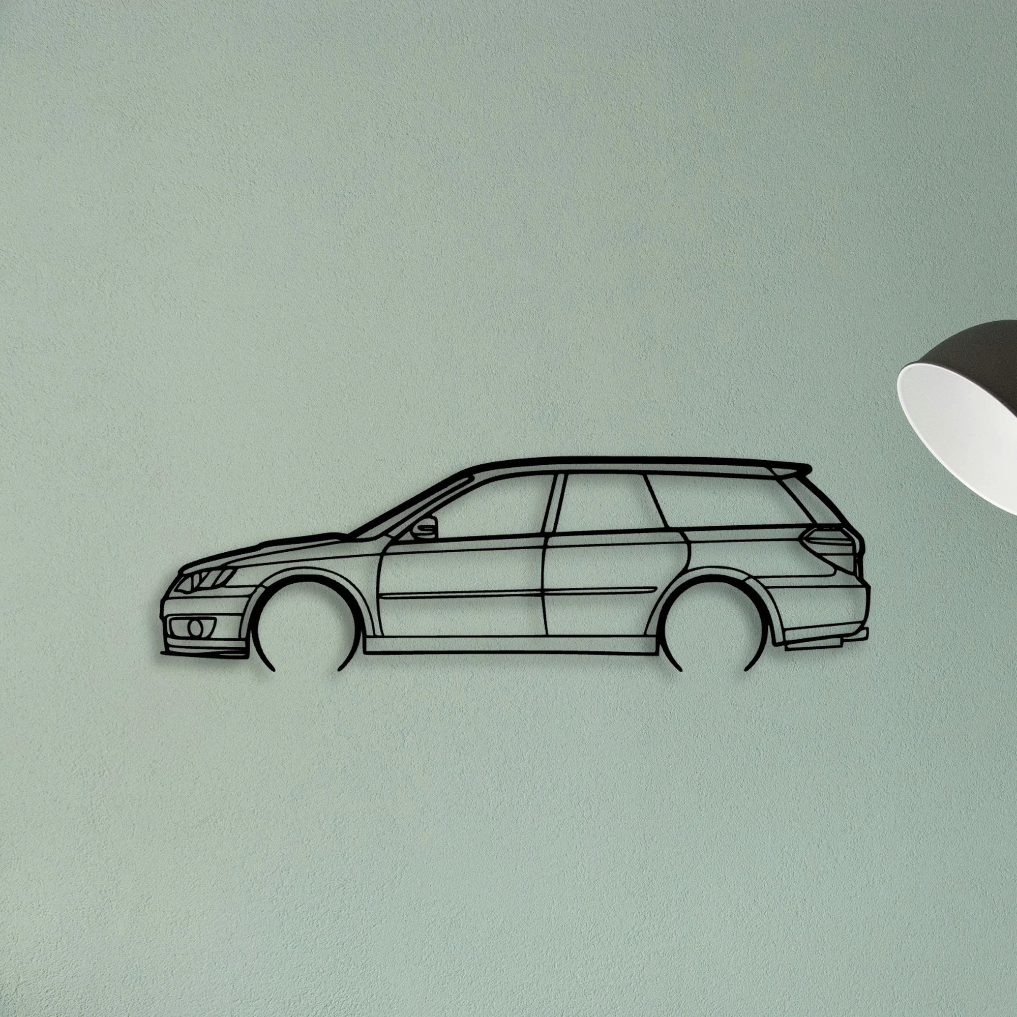 Legacy GT 2007 Classic Silhouette Metal Wall Art - Tinvibe