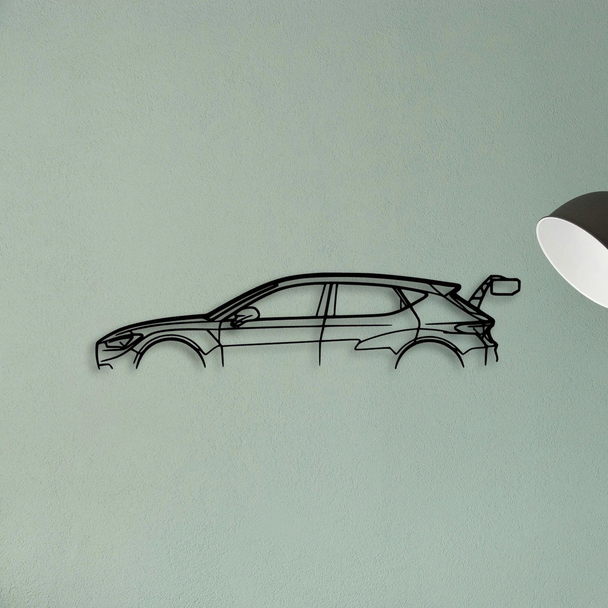 Leon TCR Classic Silhouette Metal Wall Art - Tinvibe