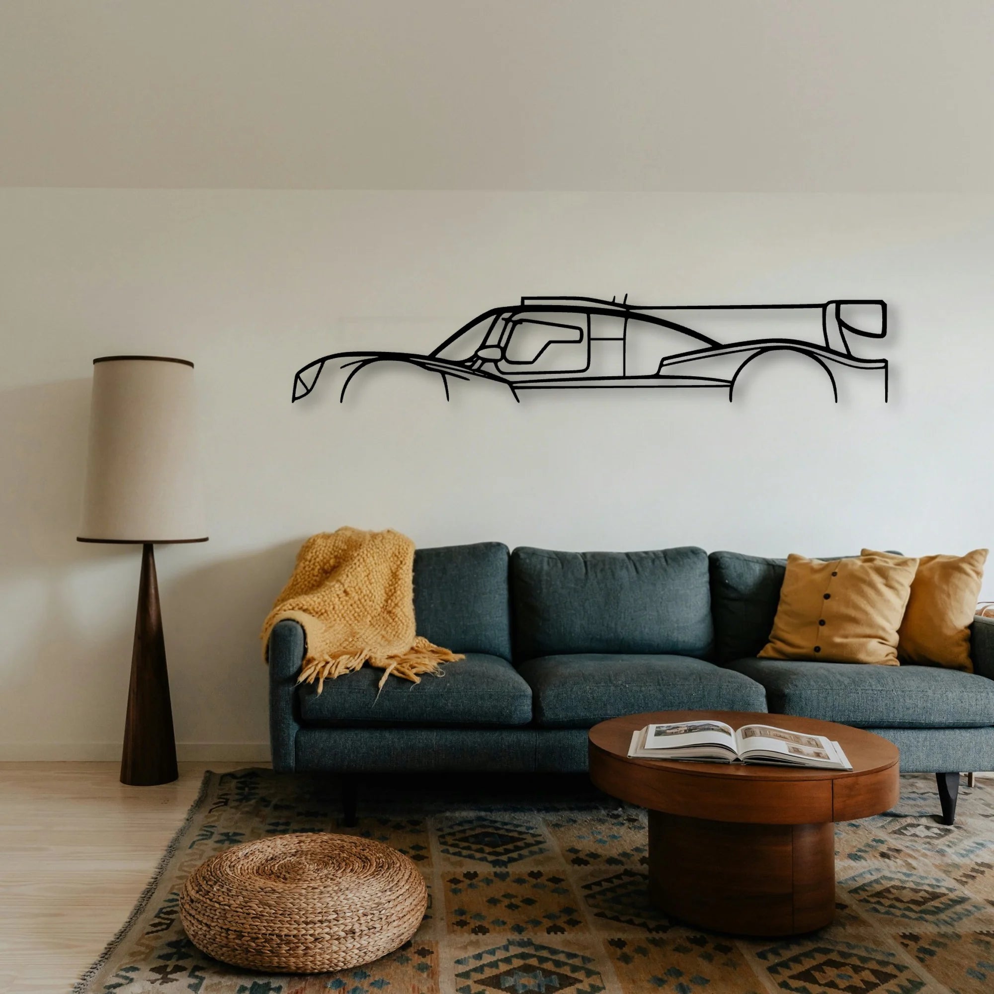 M30 LMP3 Classic Silhouette Metal Wall Art - Tinvibe