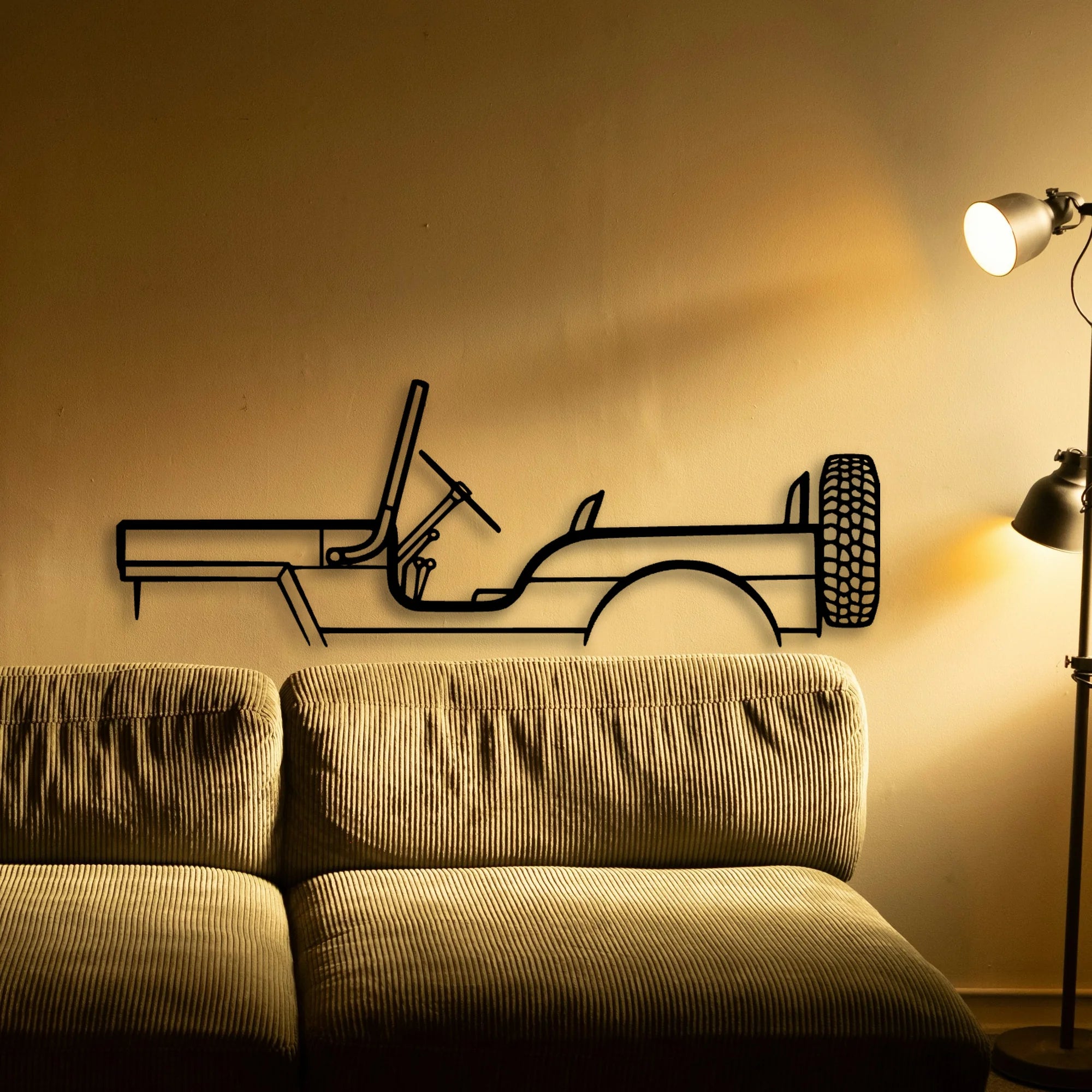 M38 1957 Classic Silhouette Metal Wall Art - Tinvibe