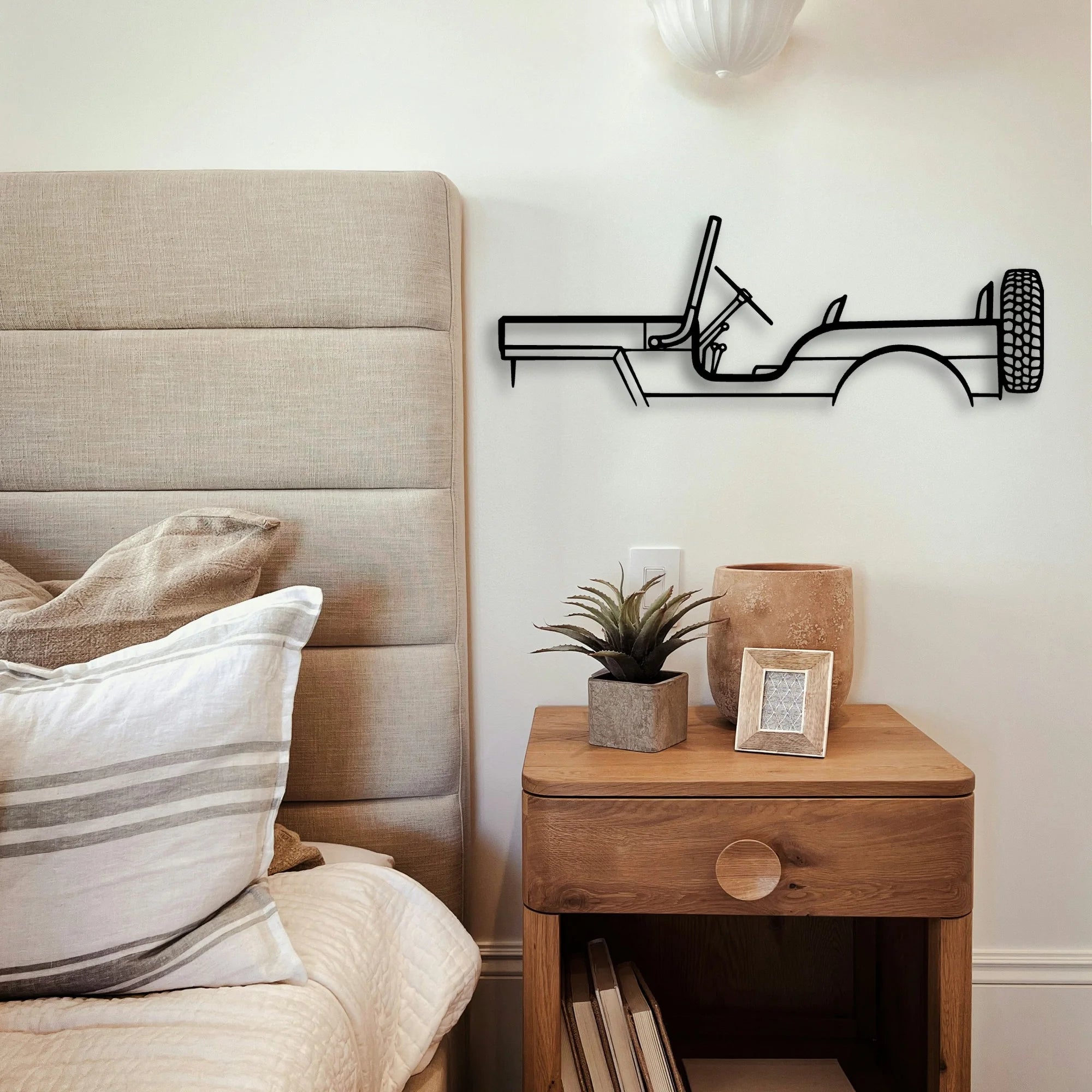 M38 1957 Classic Silhouette Metal Wall Art - Tinvibe