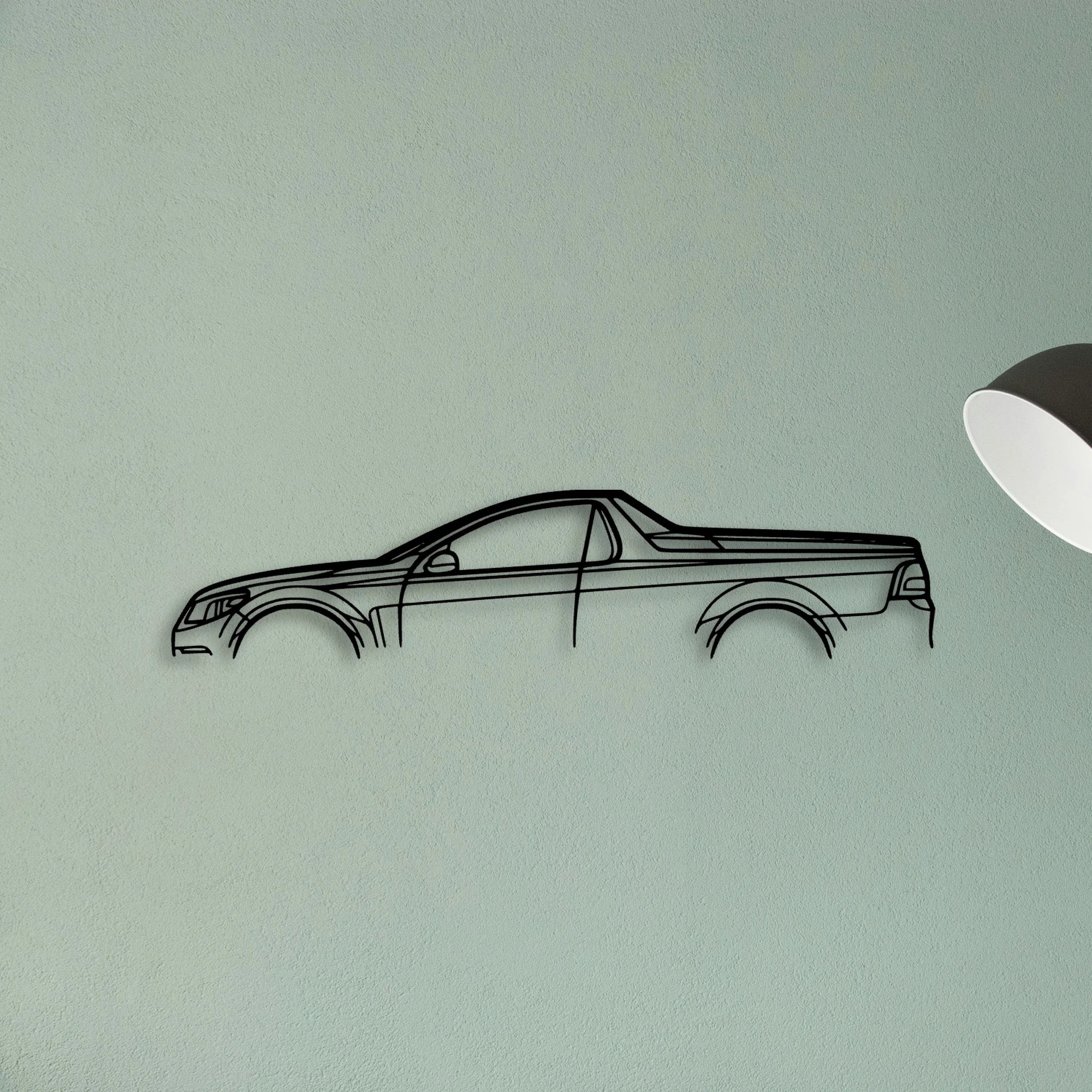 Maloo 2016 Classic Silhouette Metal Wall Art - Tinvibe