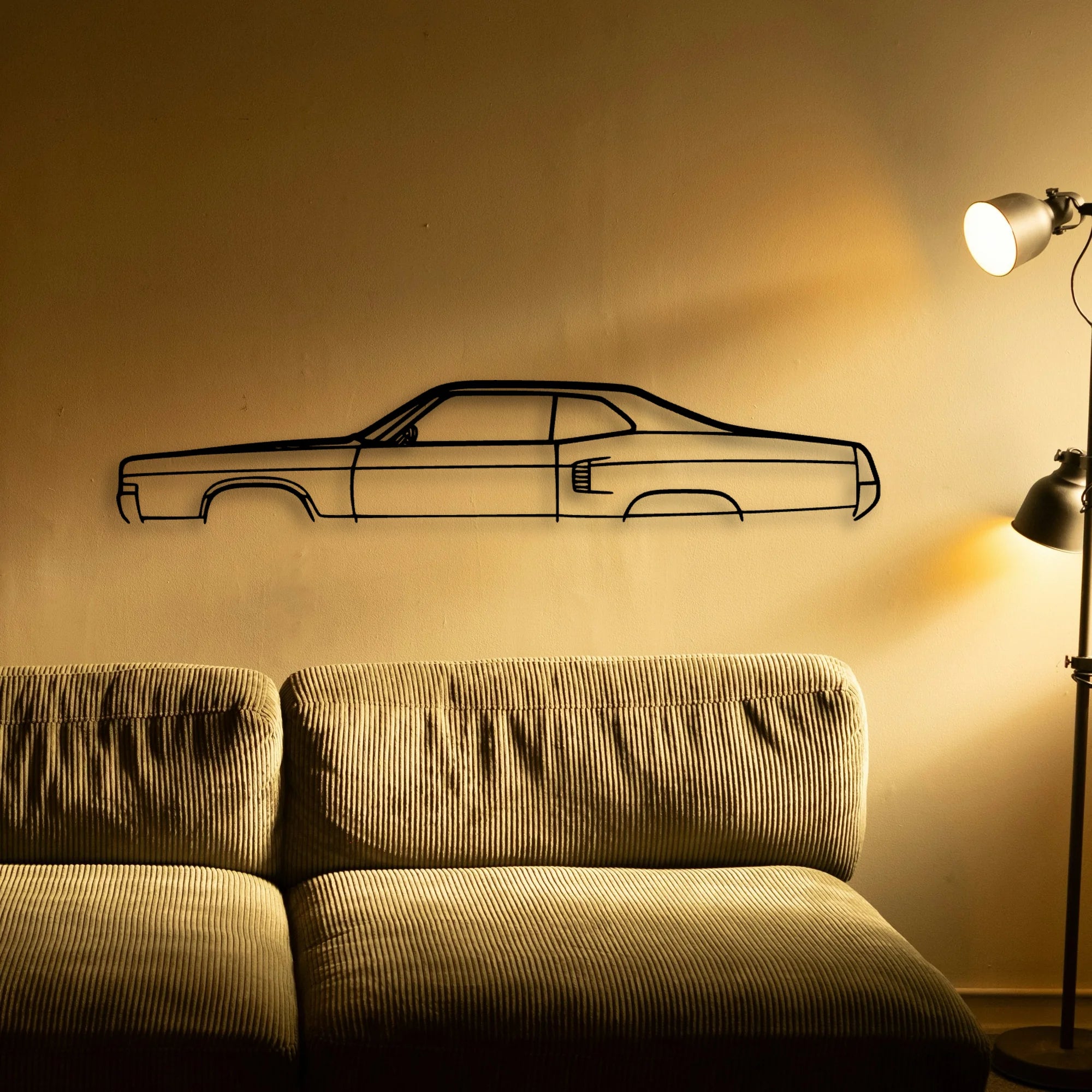 Marauder 1969 Classic Silhouette Metal Wall Art - Tinvibe