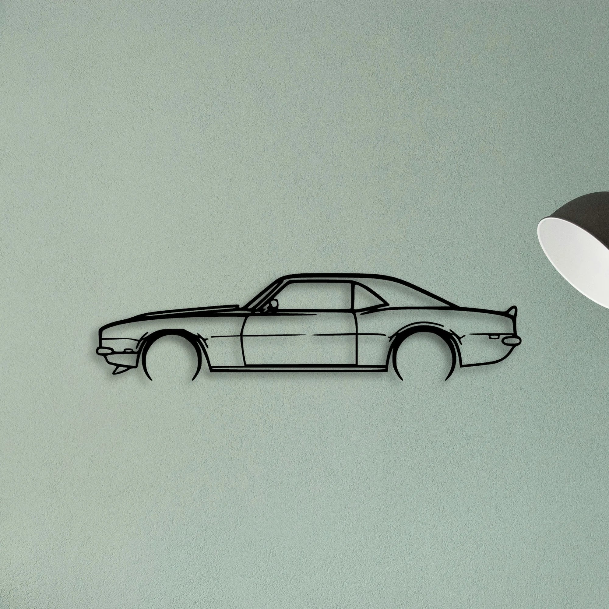 Maro SS 1968 Classic Silhouette Metal Wall Art - Tinvibe