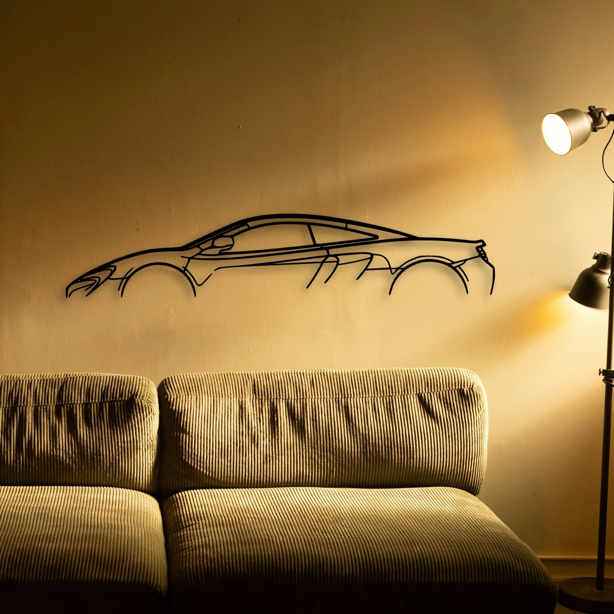 MCL 650S Classic Silhouette Metal Wall Art - Tinvibe