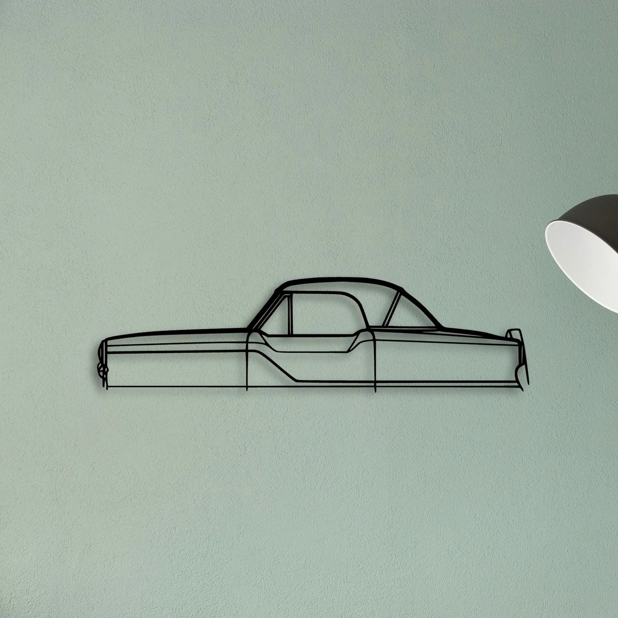 Metropolitan 1956 Classic Silhouette Metal Wall Art - Tinvibe
