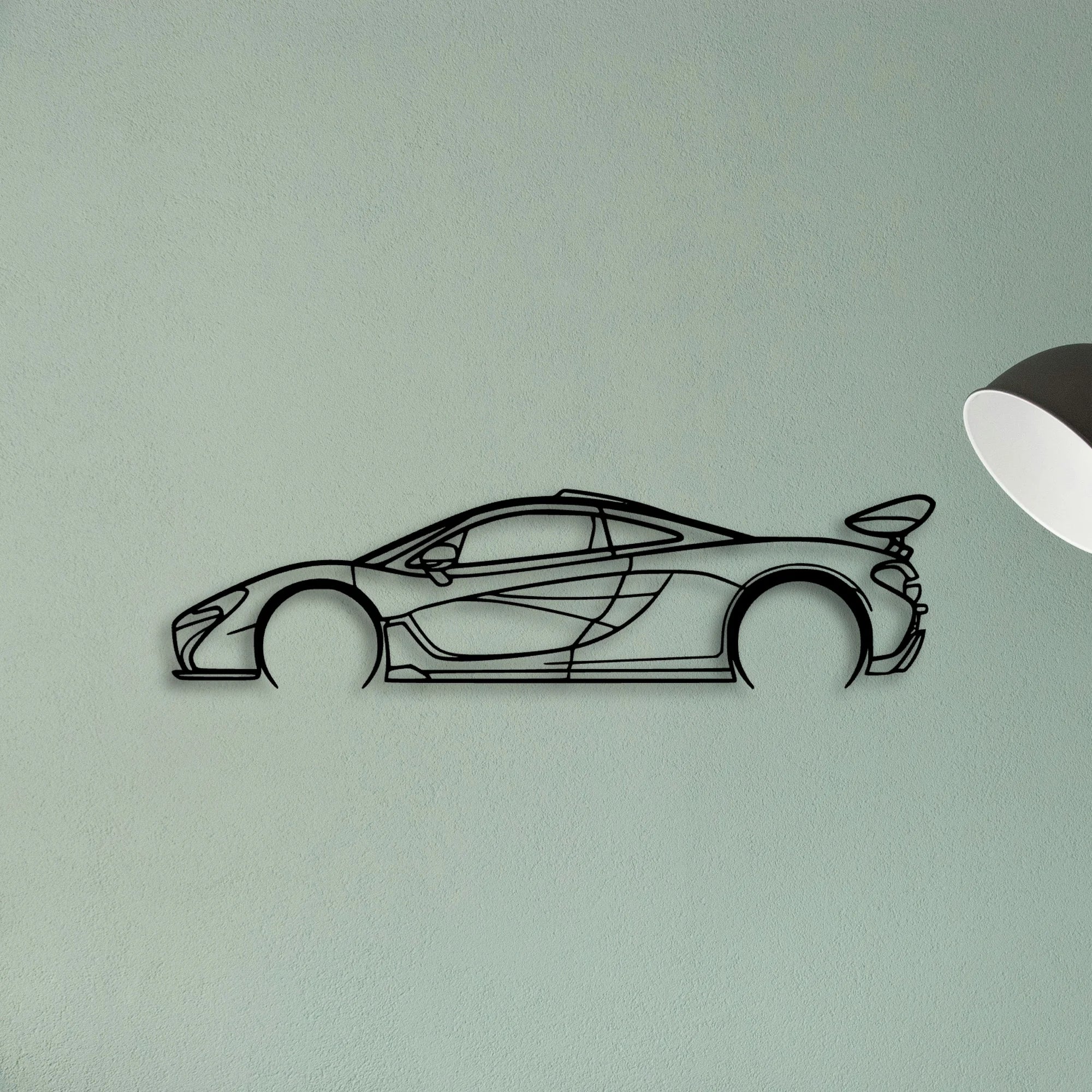 P1 Classic Silhouette Metal Wall Art - Tinvibe