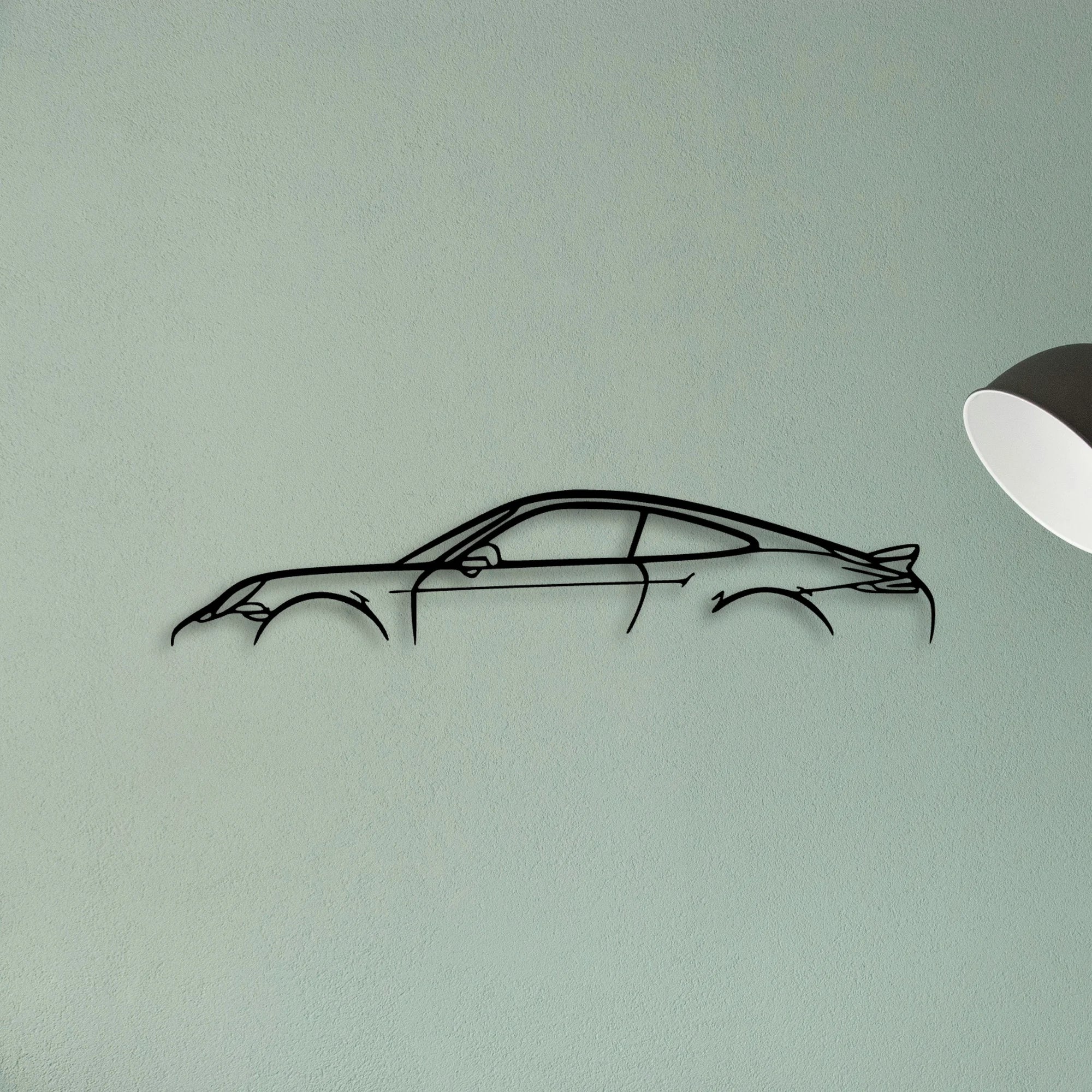 P Generation 7 Classic Silhouette Metal Wall Art - Tinvibe