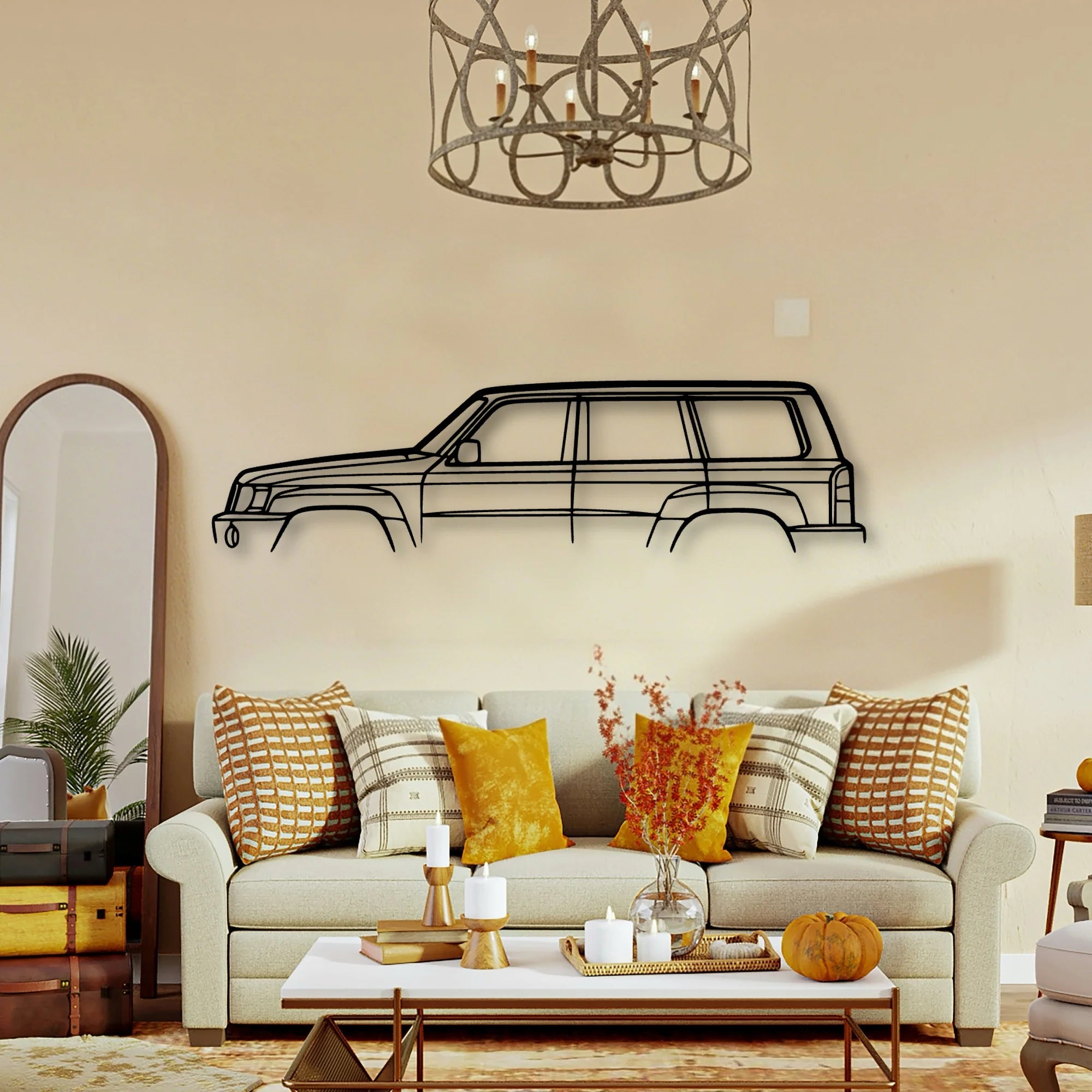 Patrol Super Safari Classic Silhouette Metal Wall Art - Tinvibe