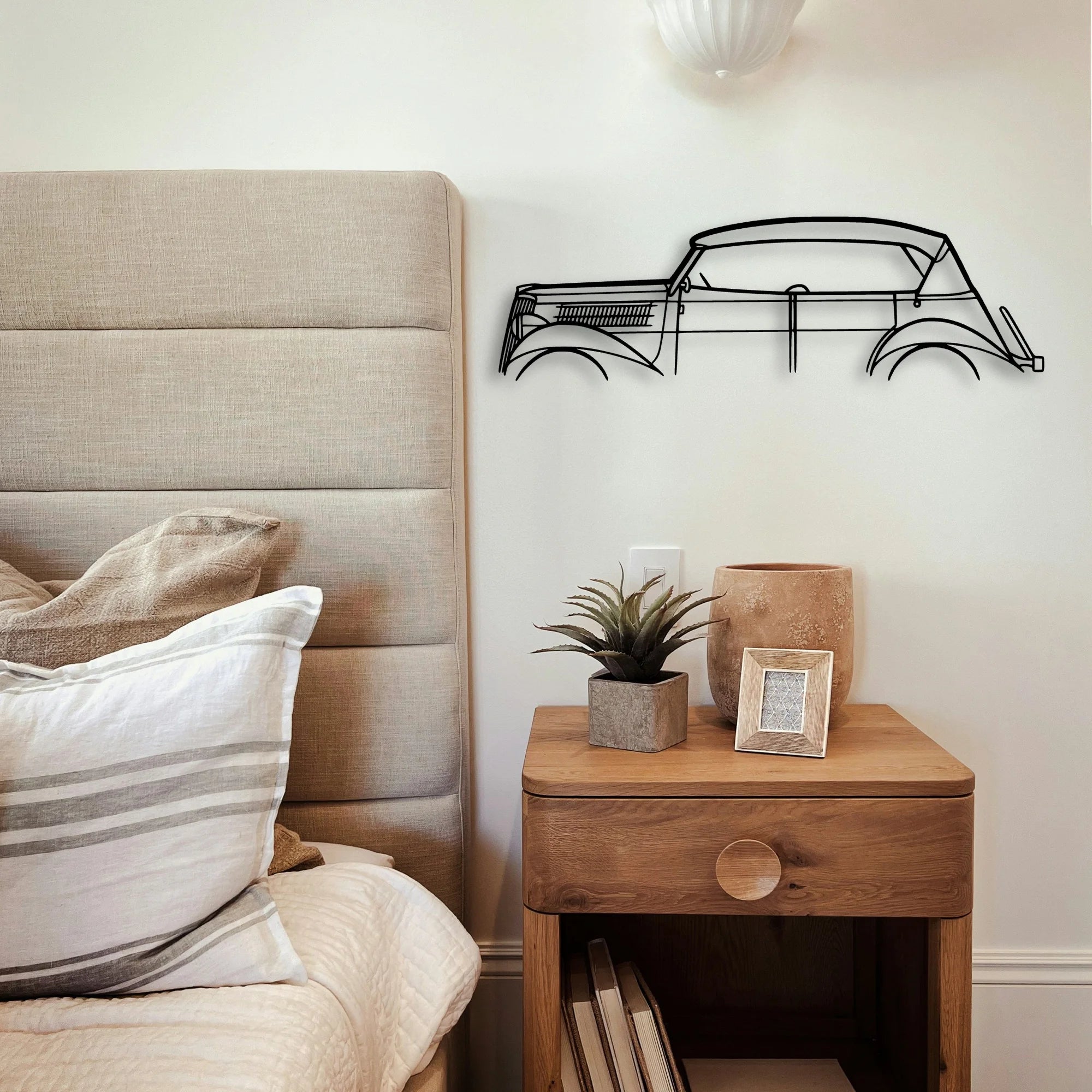 Phaeton 1930 Classic Silhouette Metal Wall Art - Tinvibe