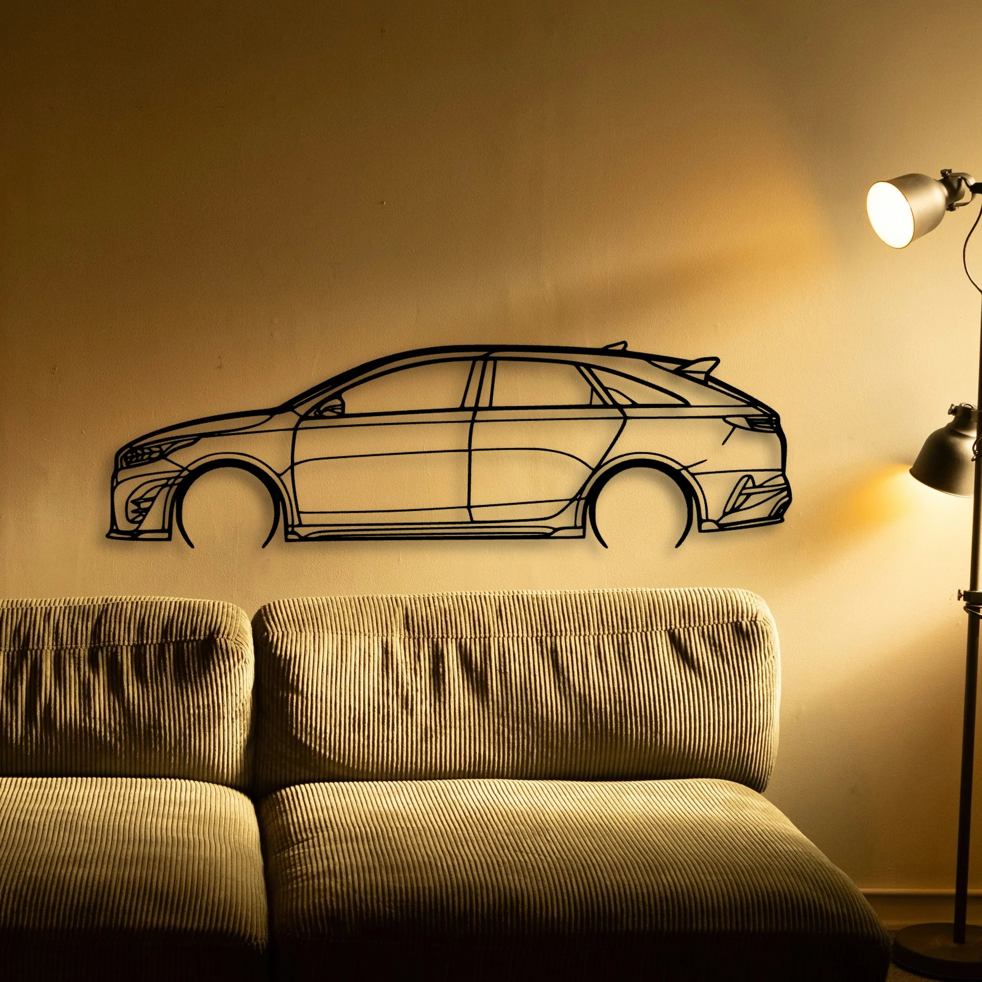 Proceed GT 2022 Classic Silhouette Metal Wall Art - Tinvibe