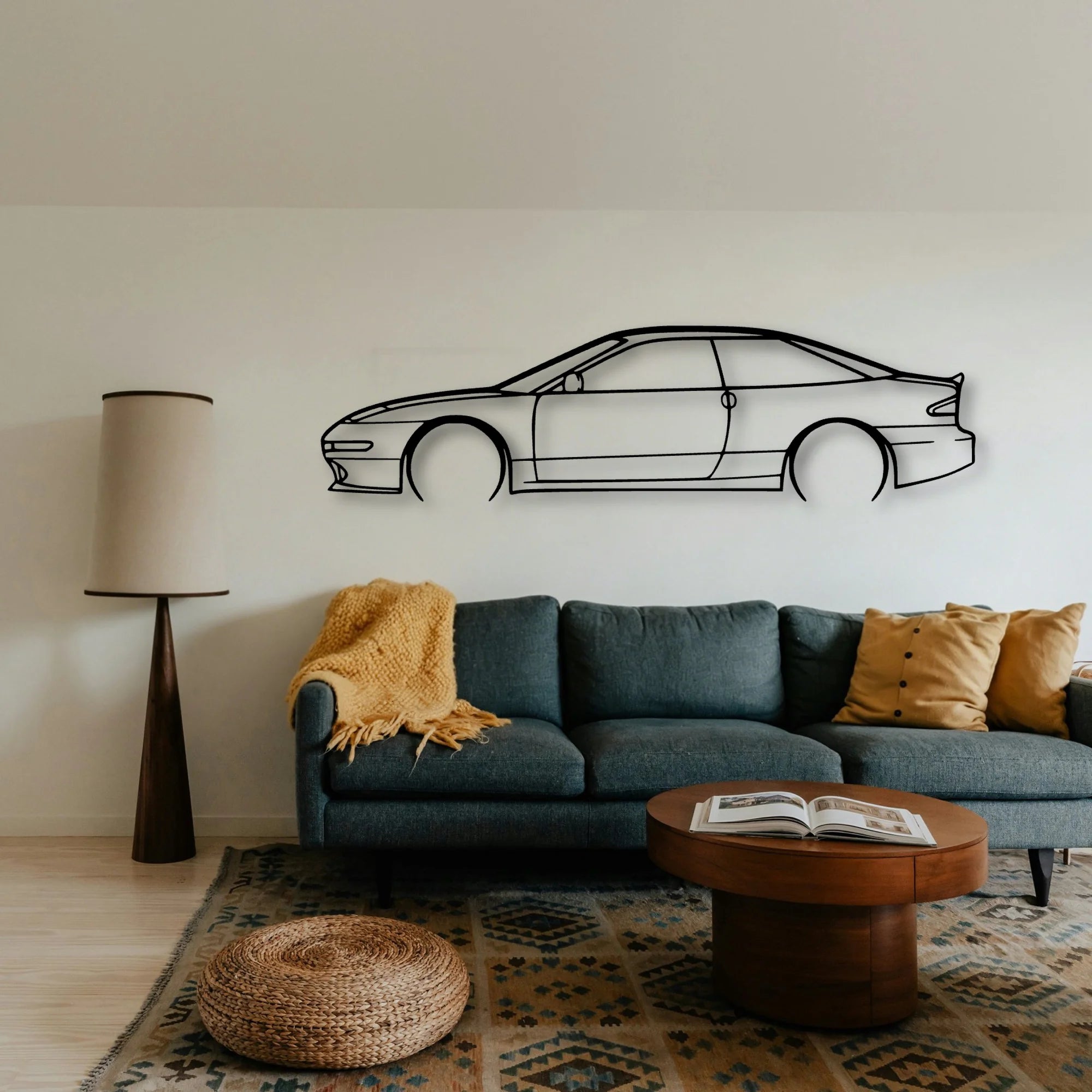 Probe GT Classic Silhouette Metal Wall Art - Tinvibe