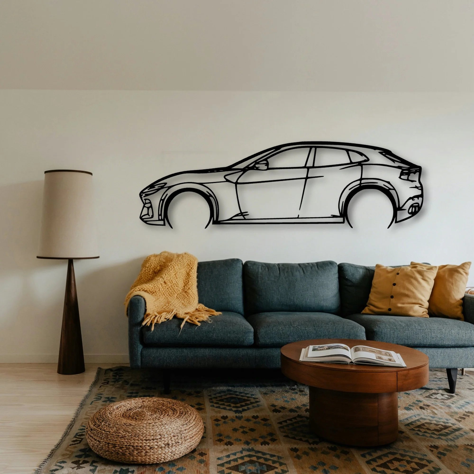 Purosangue Classic Silhouette Metal Wall Art - Tinvibe