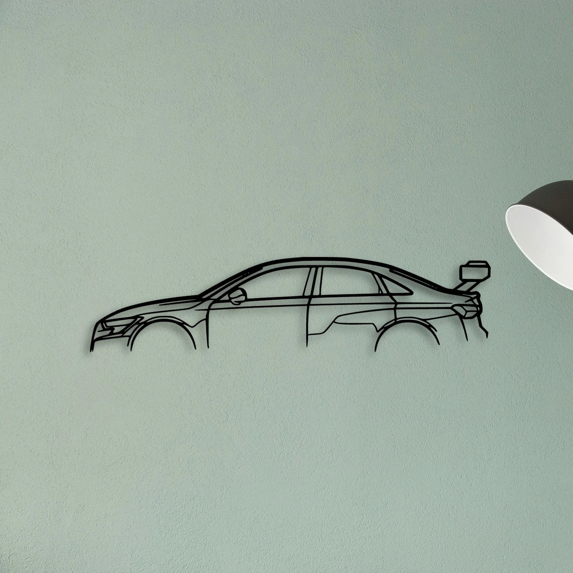 RS3 LMS TCR Classic Silhouette Metal Wall Art - Tinvibe