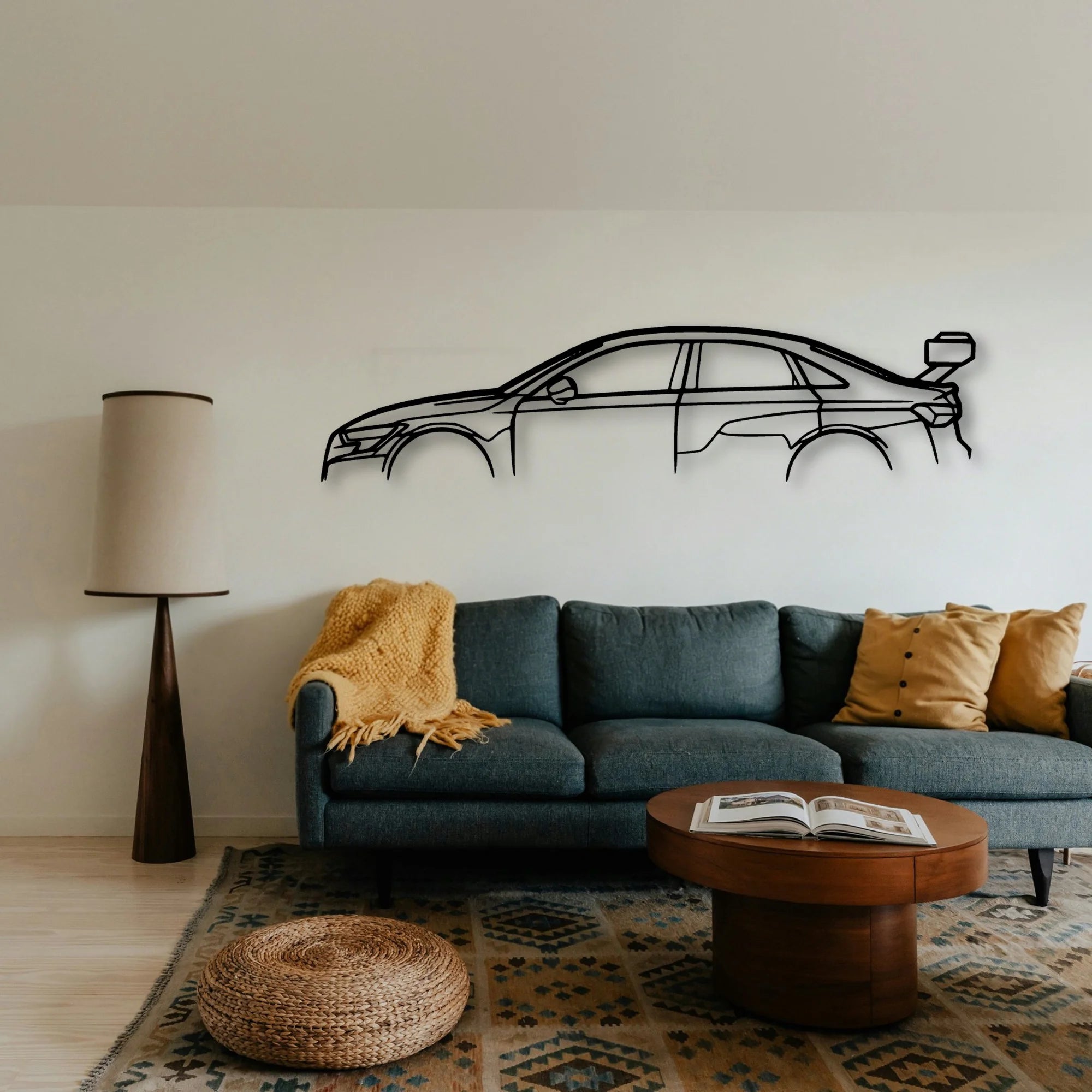 RS3 LMS TCR Classic Silhouette Metal Wall Art - Tinvibe