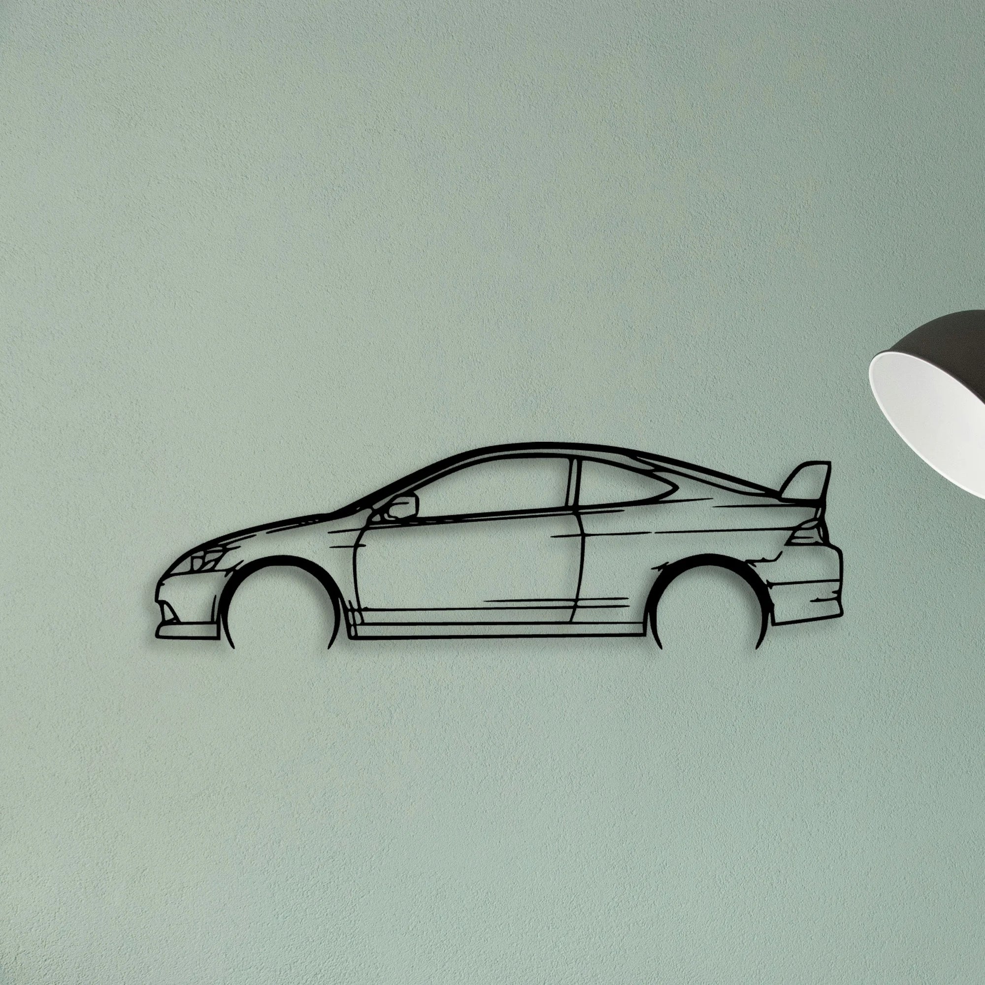 RSX 2005 Classic Silhouette Metal Wall Art - Tinvibe
