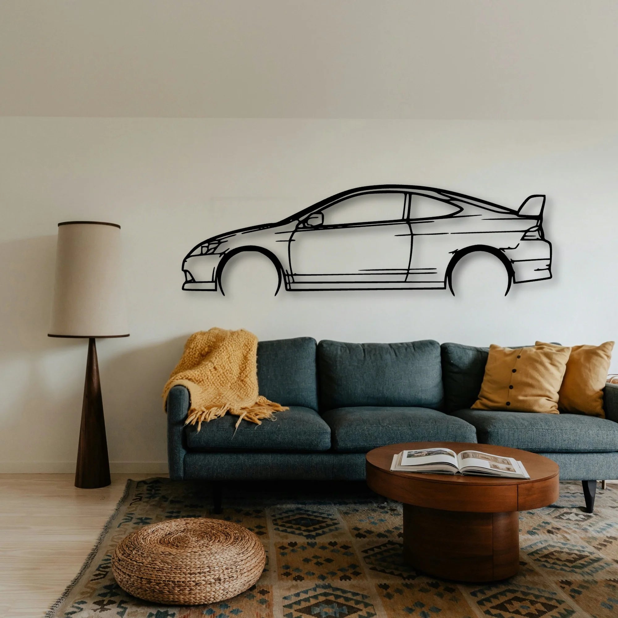 RSX 2005 Classic Silhouette Metal Wall Art - Tinvibe