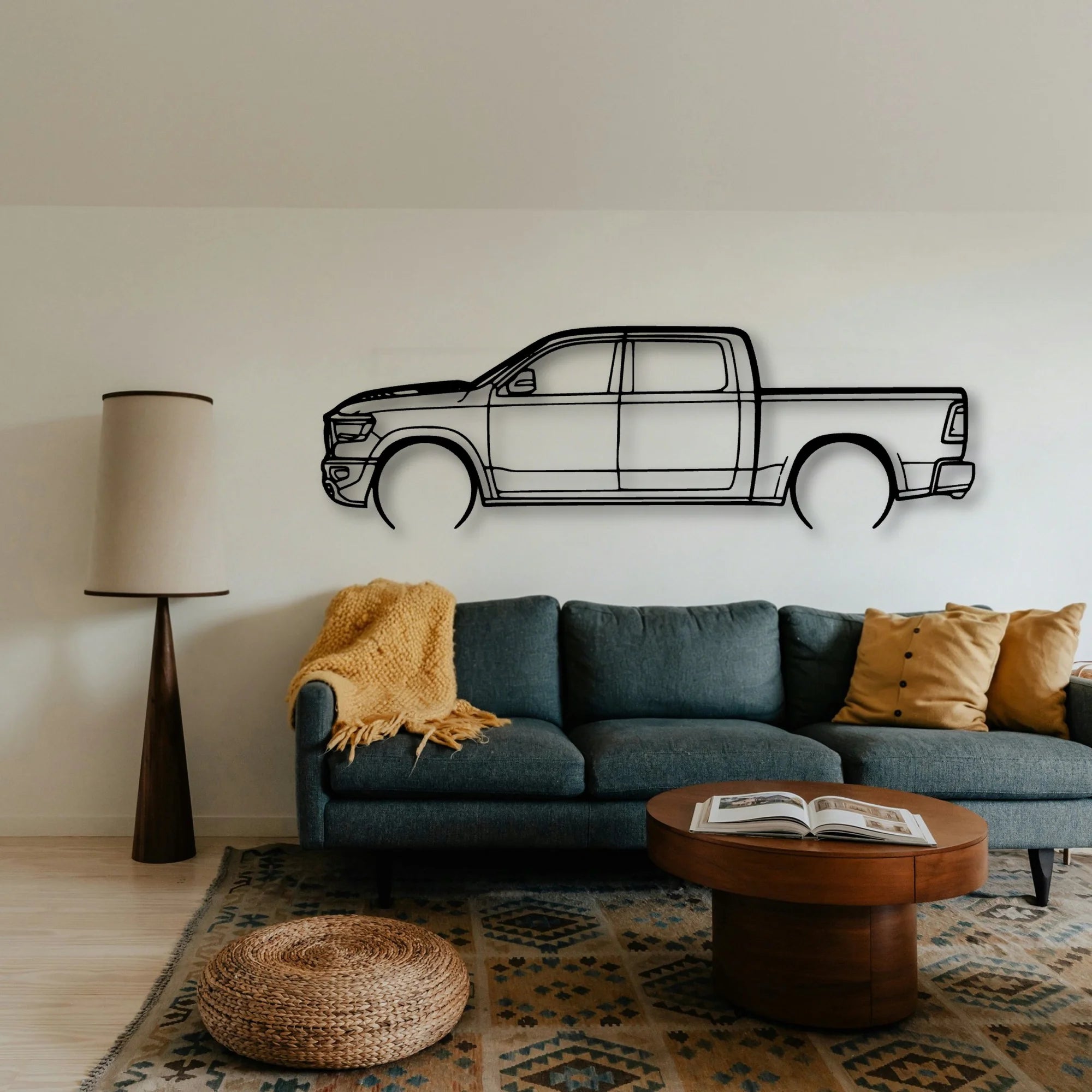 Rebel Classic Silhouette Metal Wall Art - Tinvibe