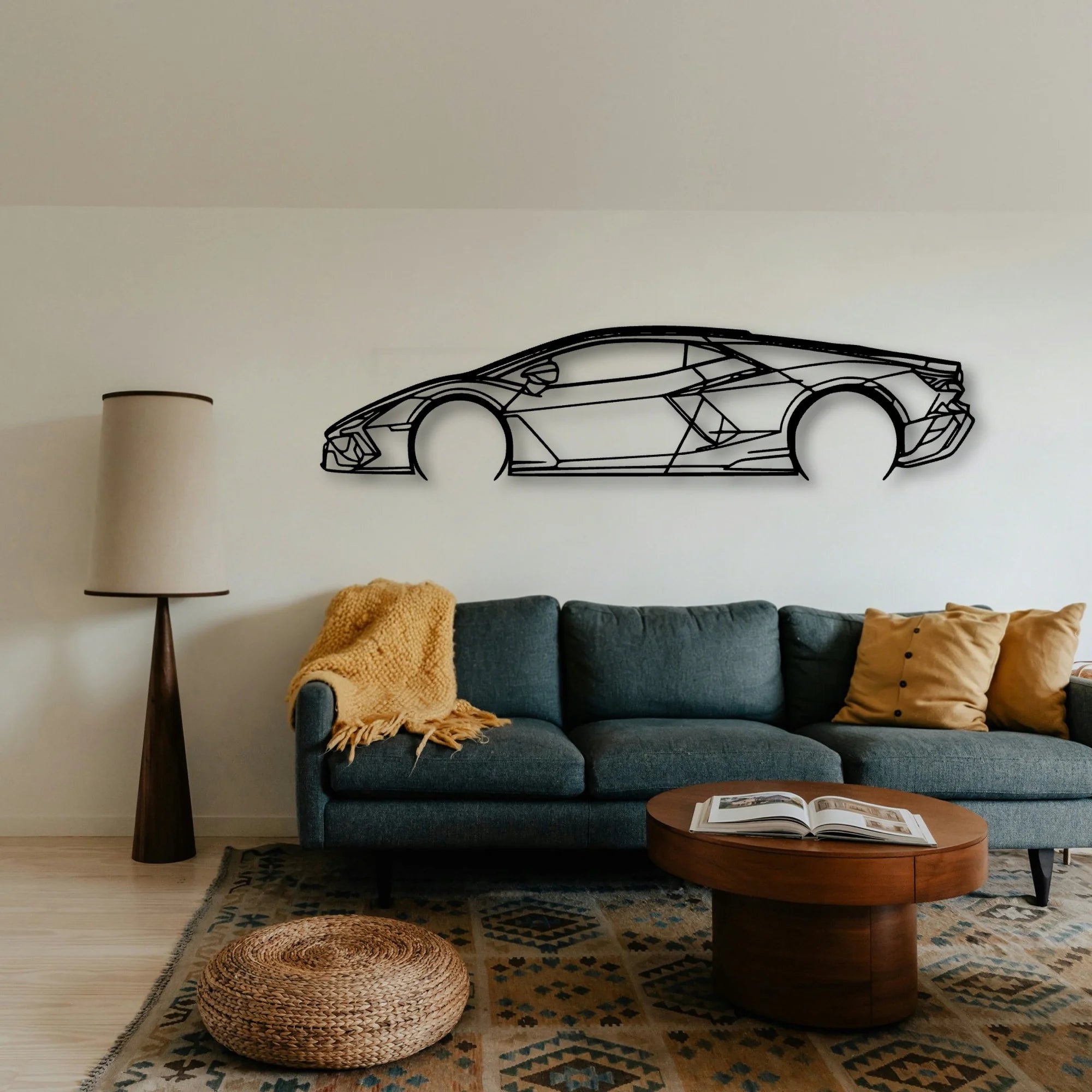 Revuelto Classic Silhouette Metal Wall Art - Tinvibe