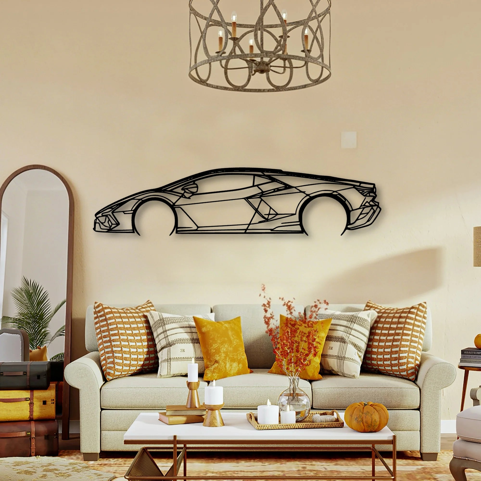 Revuelto Classic Silhouette Metal Wall Art - Tinvibe