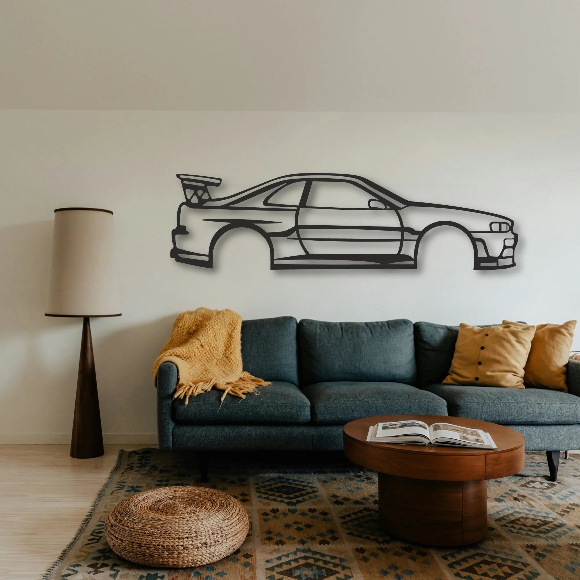 SKYLINE Classic Silhouette Metal Wall Art - Tinvibe