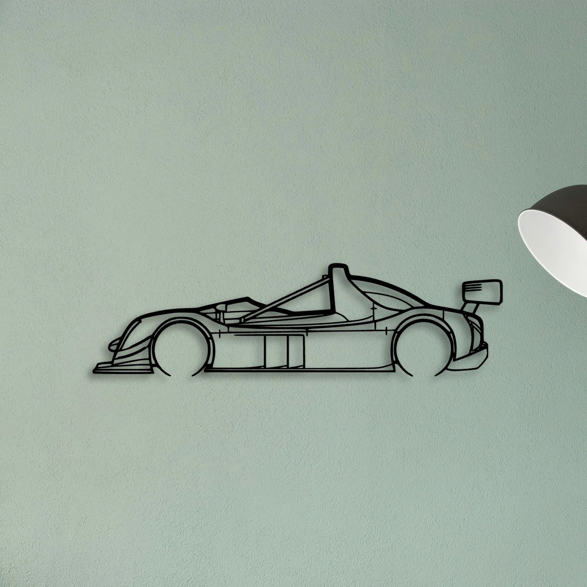 SR8 Classic Silhouette Metal Wall Art - Tinvibe