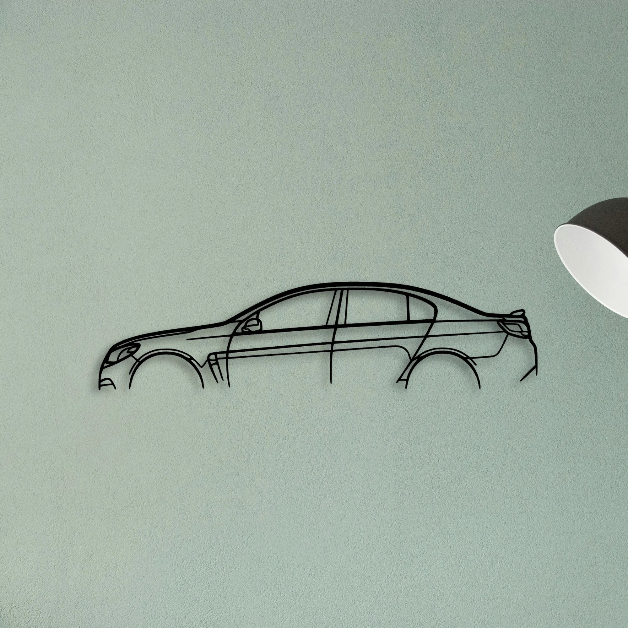 SS Classic Silhouette Metal Wall Art - Tinvibe